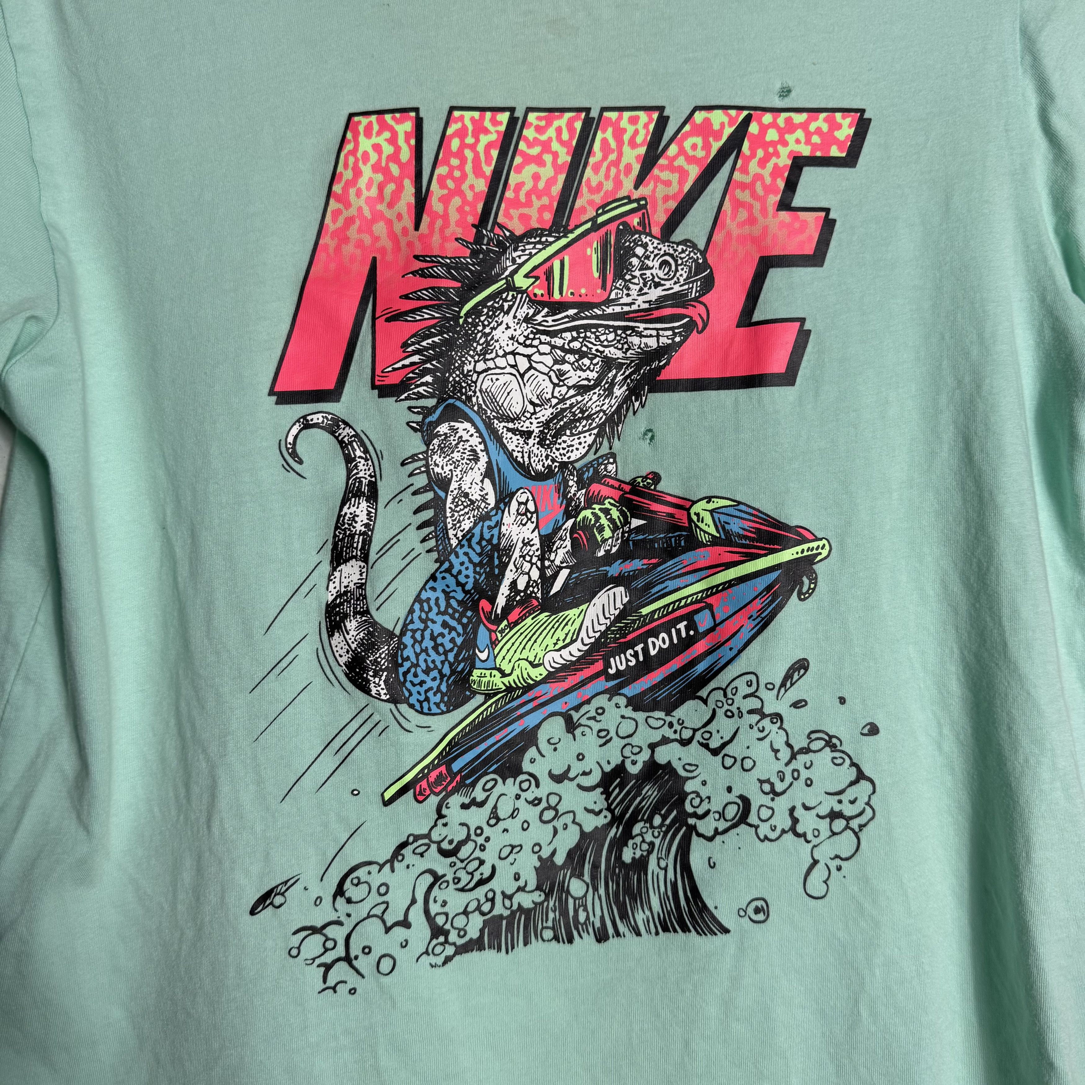 Nike 🔥RARE🔥Nike Iguana on a Jet Ski 'Just Do It T-shirt Size US S / EU 44-46 / 1 - 2 Thumbnail