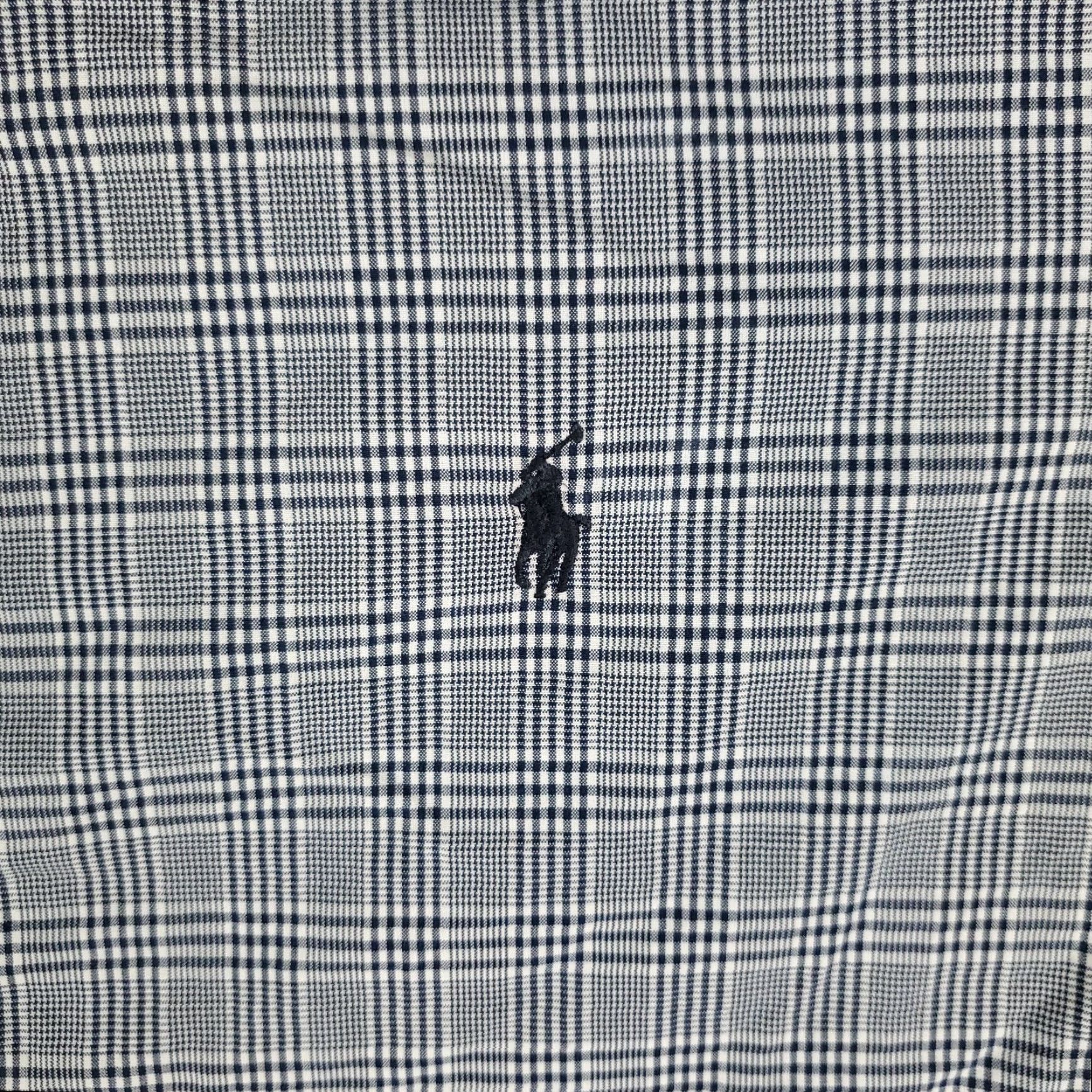 Ralph Lauren Ralph Lauren Shirt Mens 16.5 Blue Plaid Dress Shirt Button Up Long Sleeve Collared Point Neckline Regular Size 16.5 Dress Shirt Men Size 42R - 3 Thumbnail
