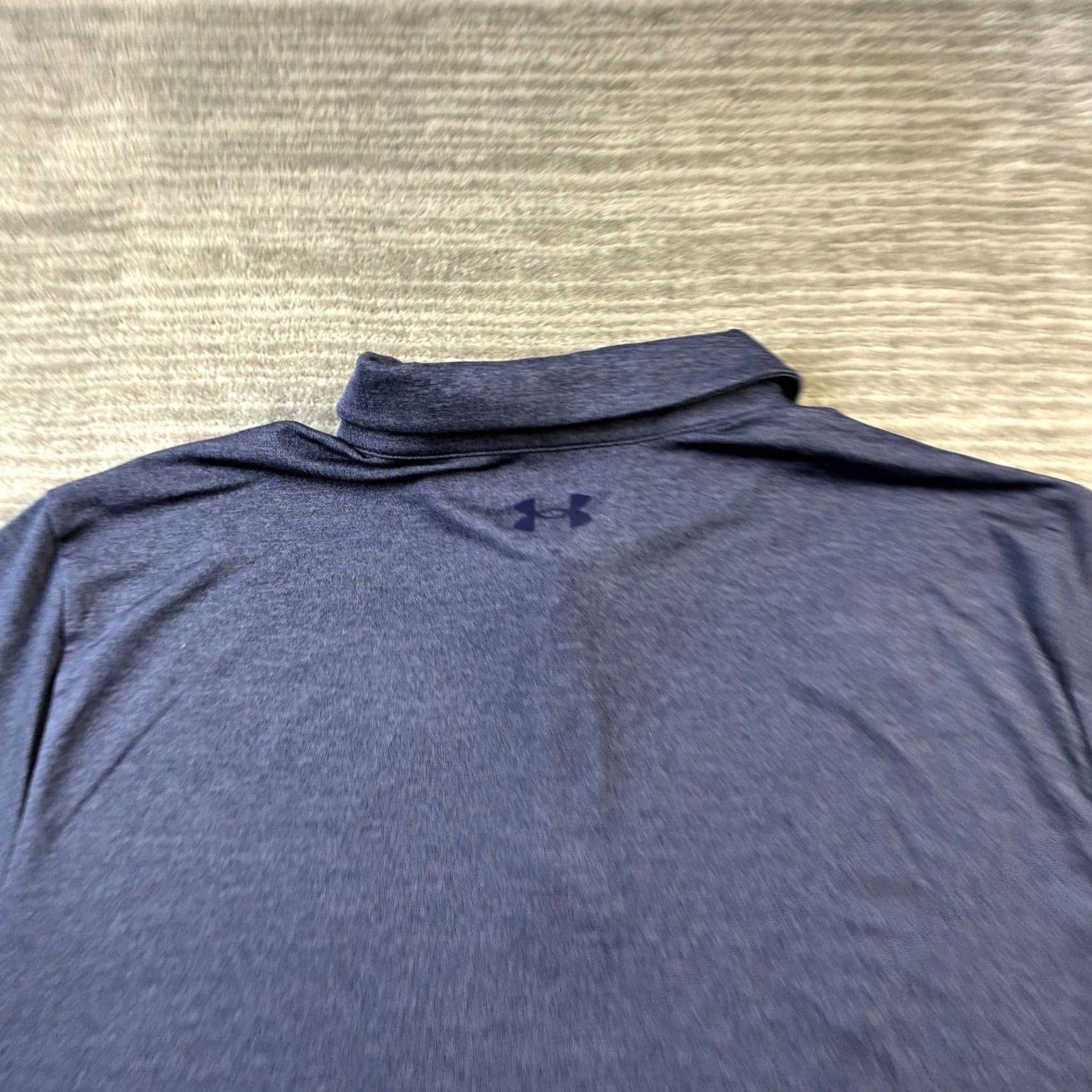 Under Armour Under Armour Polo Shirt Mens 2XL Blue Heather Playoff 3.0 Polo Short Sleeve Breathable Lightweight Size US XXL / EU 58 / 5 - 5 Thumbnail