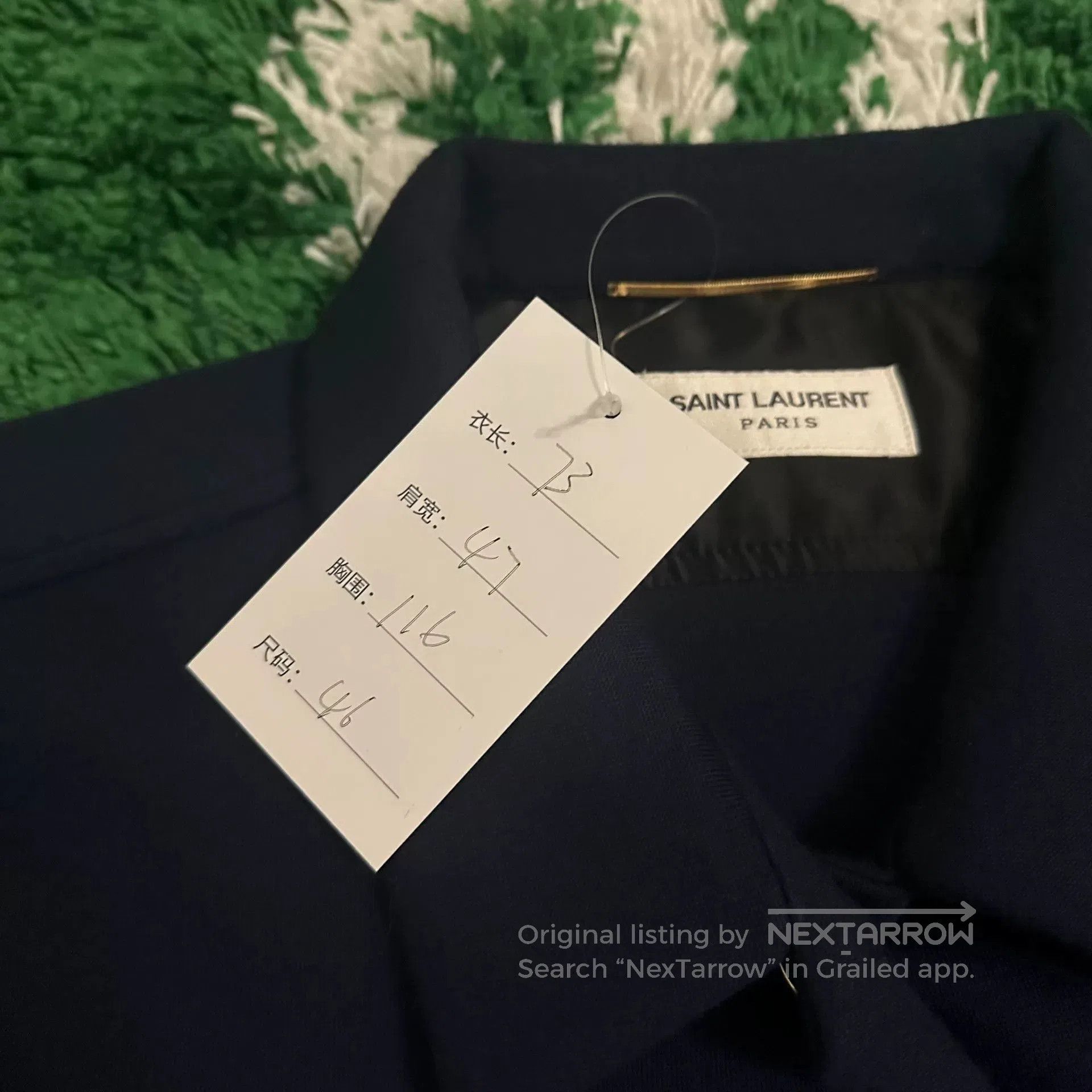 Saint Laurent Paris Saint Laurent Black Gold Button Blazer. Size US S / EU 44-46 / 1 - 4 Thumbnail