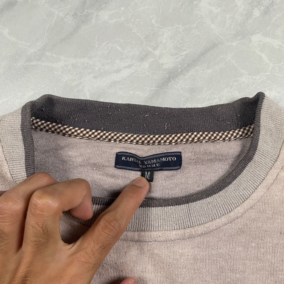 Kansai Yamamoto Vintage Kansai Yamamoto Sunfaded Boxy Crewneck Size US M / EU 48-50 / 2 - 6 Thumbnail
