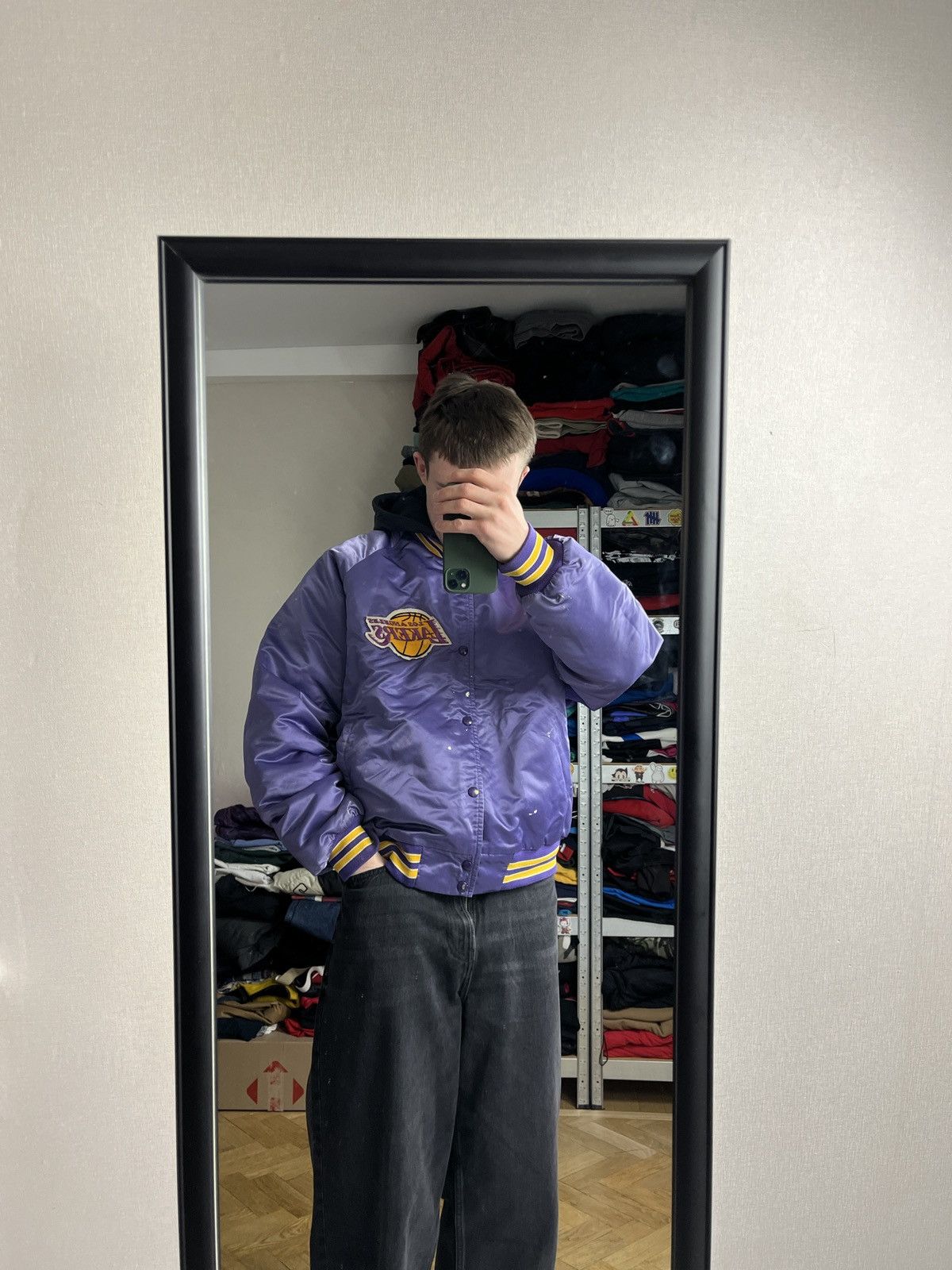Chalk Line × NBA Vintage Chalk Line NBA Los Angeles Lakers Bomber Jacket USA Size US XL / EU 56 / 4 - 2 Thumbnail