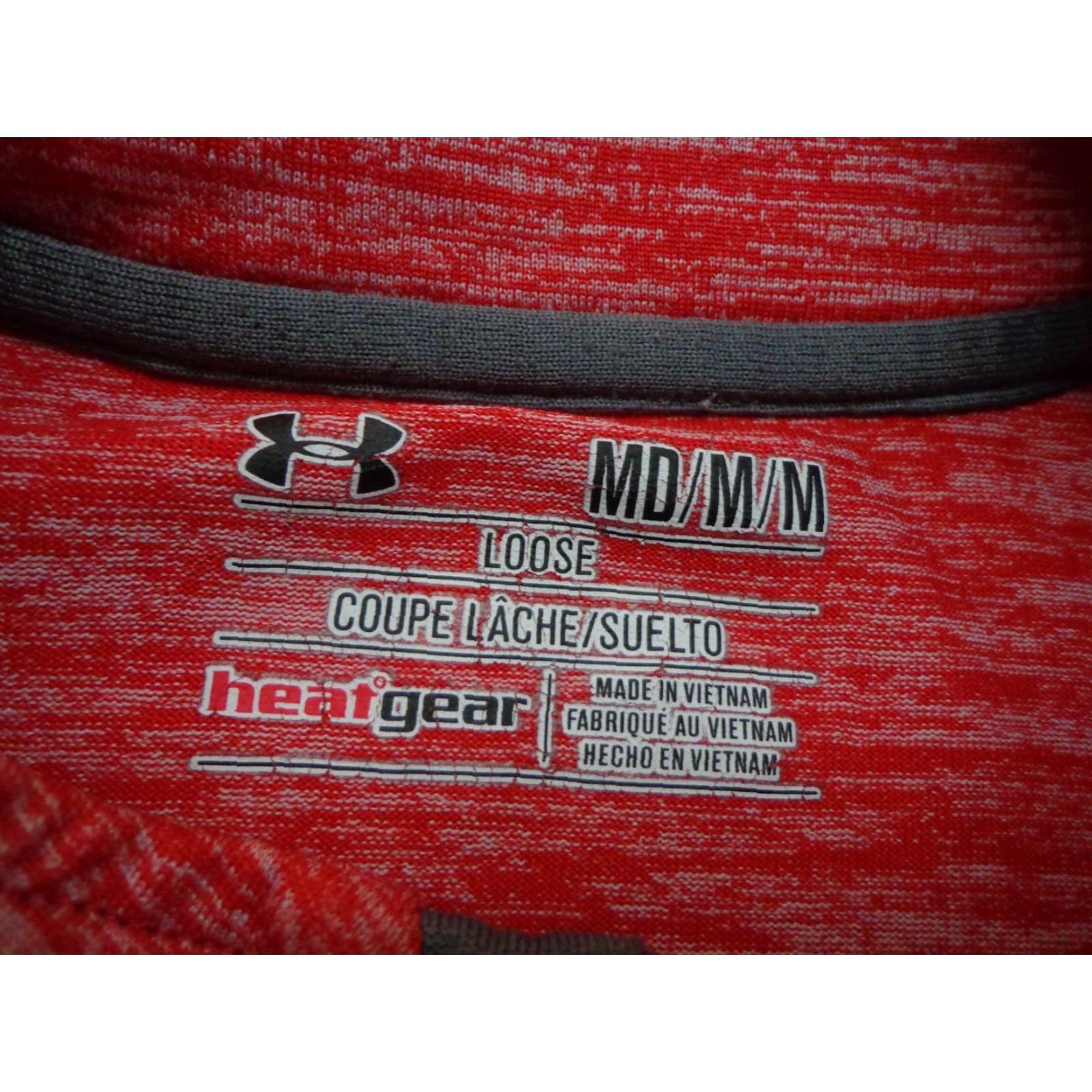 Under Armour Under Armour HeatGear Long Sleeve Shirt Red Medium 1/4 Zip Loose Fit Mens Regular Size M Size US M / EU 48-50 / 2 - 3 Thumbnail