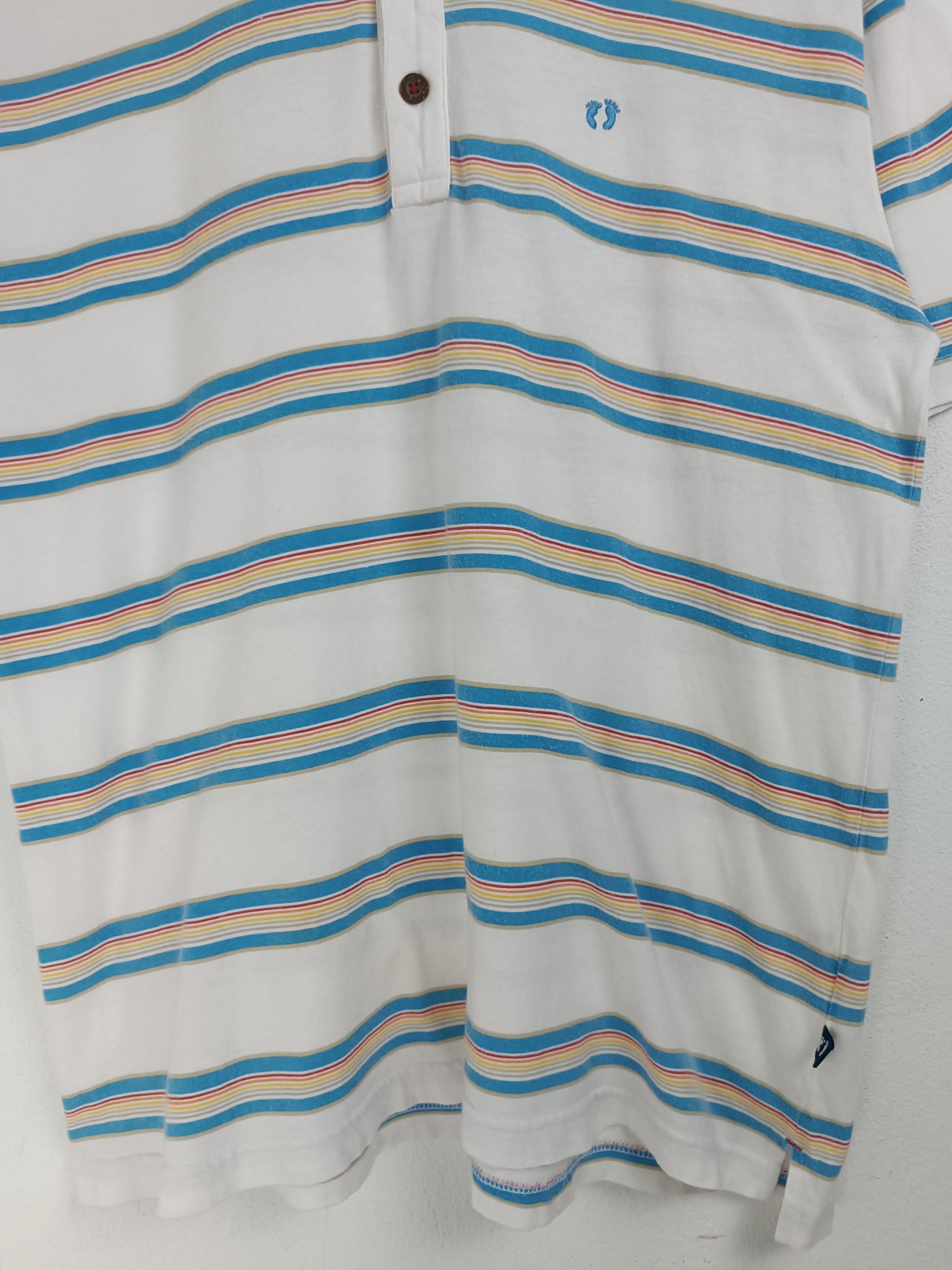 Hang Ten VINTAGE HANG TEN COLLAR TEE WOOD BUTTON HAWAII BEACH Size US L / EU 52-54 / 3 - 11 Thumbnail