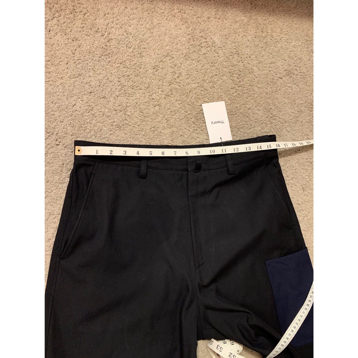 Theory THEORY PROJECT NAVY WIDE LEG CARGO PANTS Size US 32 / EU 48 - 13 Thumbnail