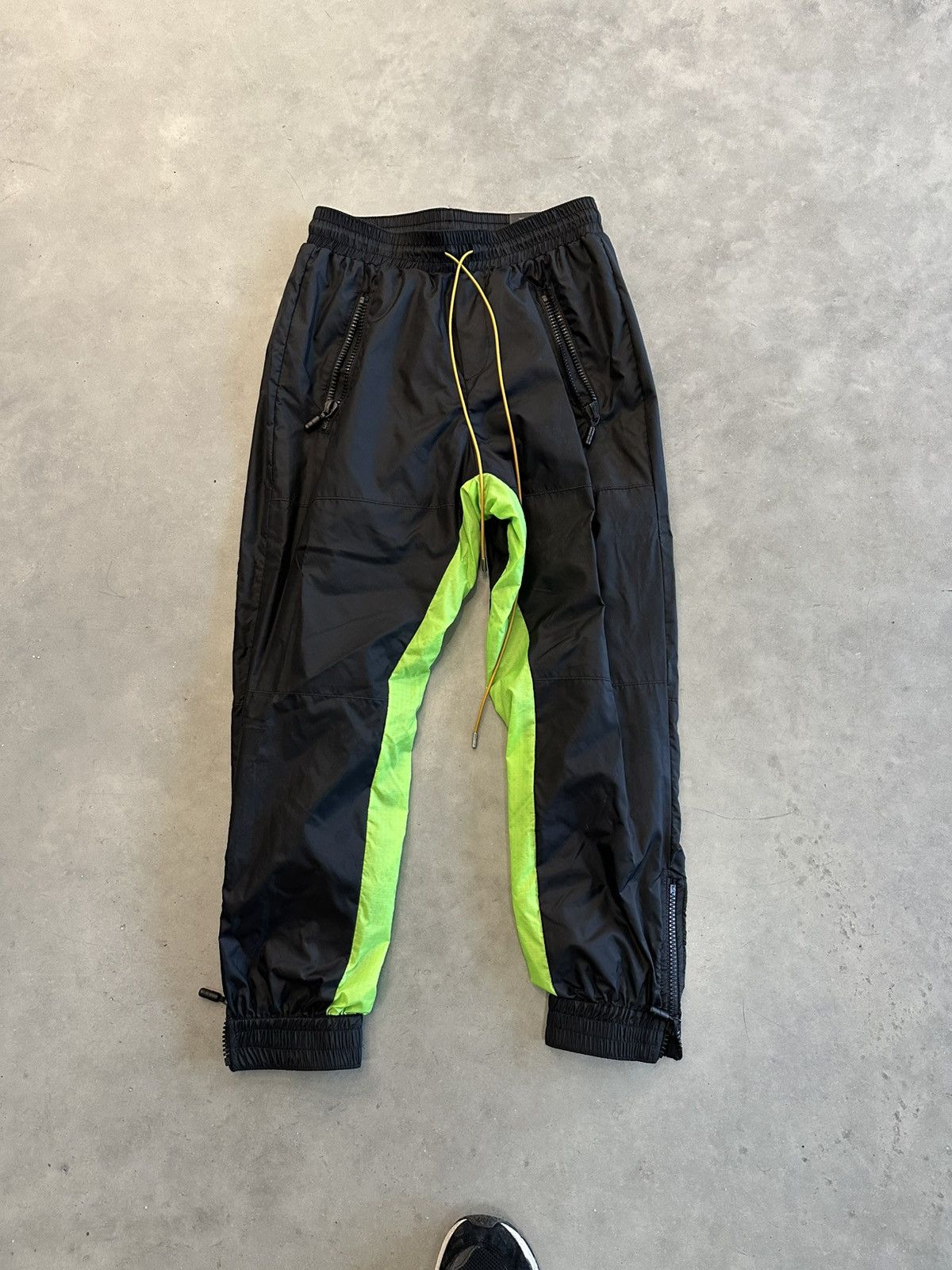 Rhude Rhude Flight Suit Nylon Track Pants Black Green Size US 34 / EU 50 - 1 Thumbnail