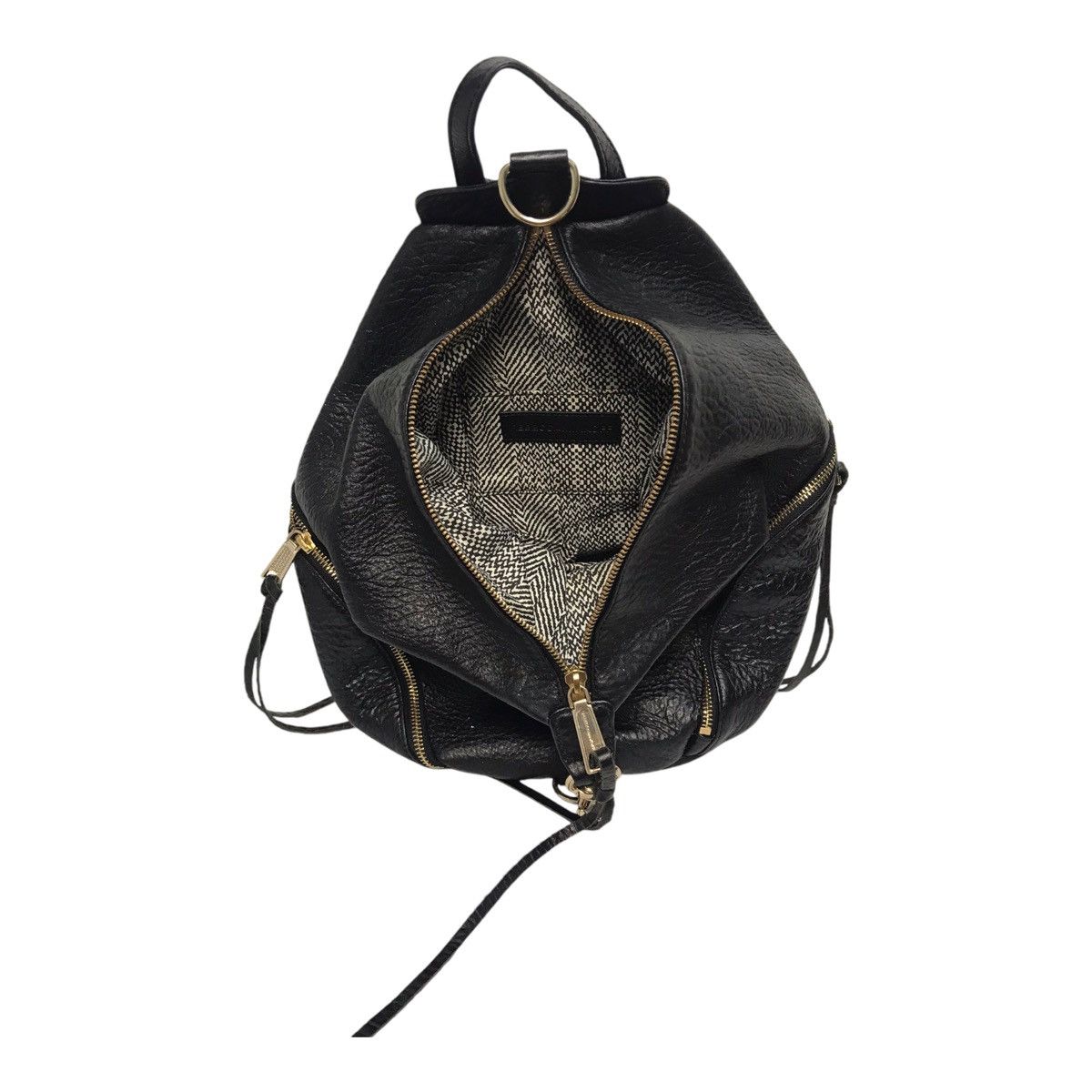 Hysteric Glamour × Japanese Brand Rebecca minkoff Leather Black Bagpack Size ONE SIZE - 6 Thumbnail