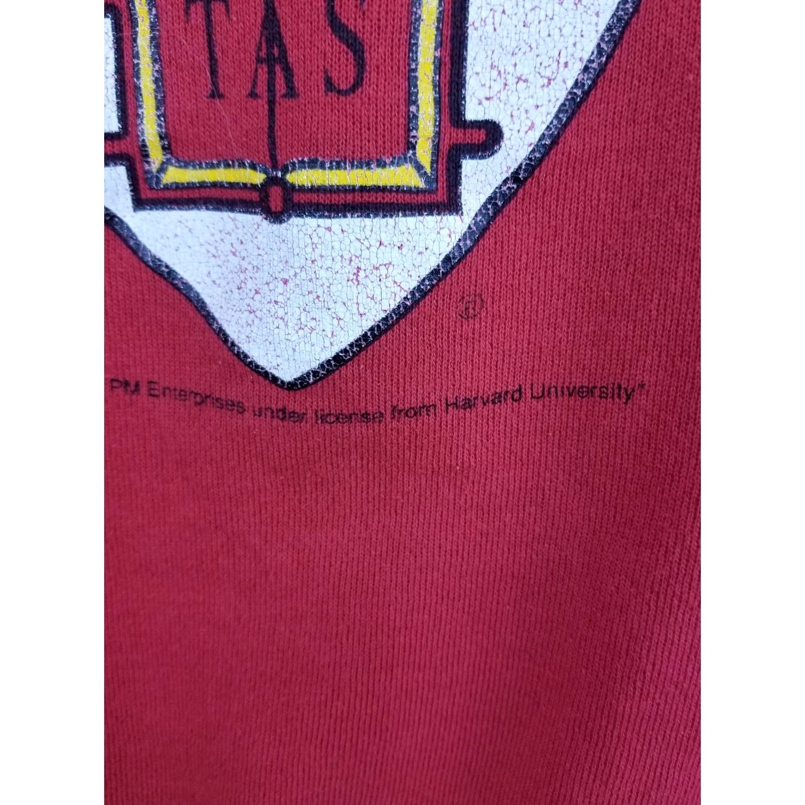 NCAA VINTAGE Harvard University NCAA TULTEX RED Raglan Sweatshirt SZ XLARGE Sweatshirt Size US M / EU 48-50 / 2 - 3 Thumbnail