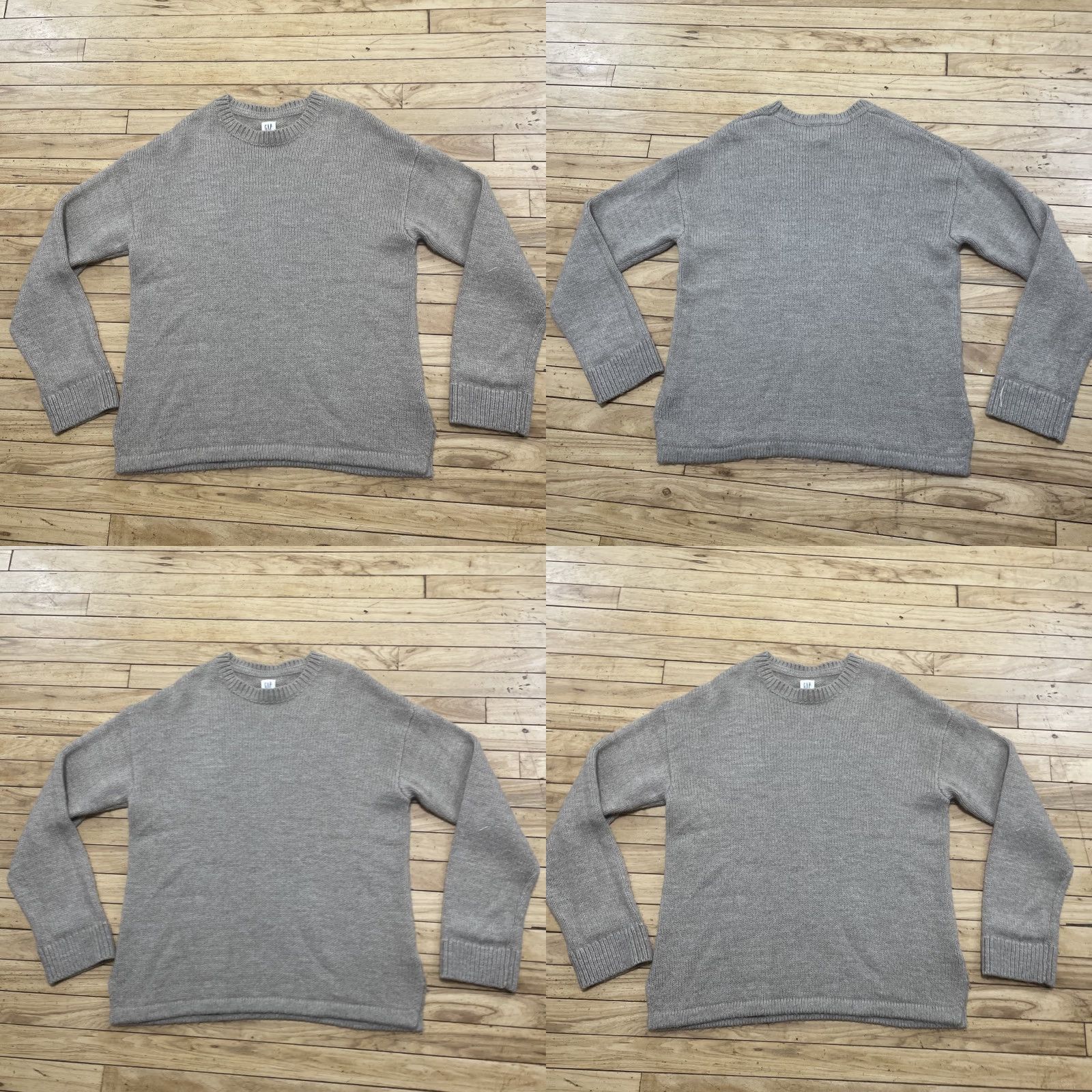Gap VINTAGE Gap wool textured knit sweater Men L Beige Nutmeg Old Money Capsule layer Pullover Knit Crew Neck Long Sleeve Regular Wool/Nylon Casual Mens Size US L / EU 52-54 / 3 - 9 Thumbnail