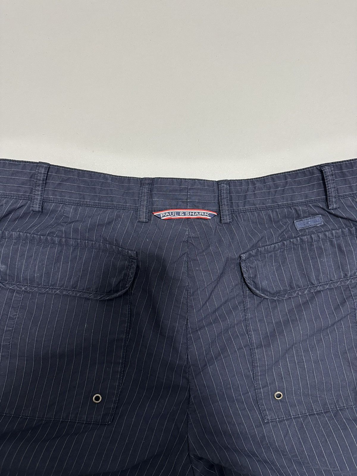 Paul & Shark Paul Shark Shorts Cotton Striped Naby Blue Riri Size 32 Size US 32 / EU 48 - 6 Thumbnail