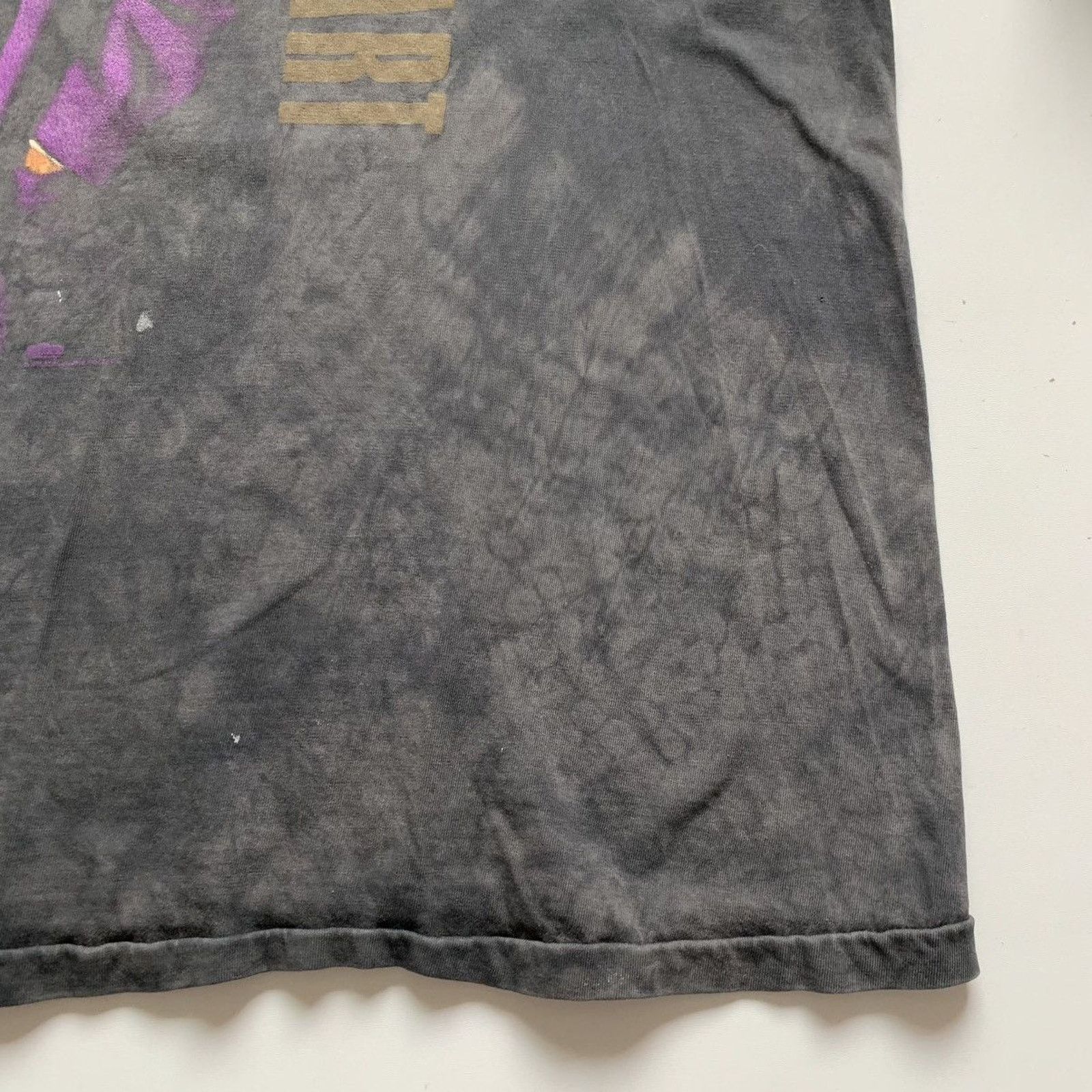 Band Tees Vintage 90s Rod Stewart Tour T Shirt XL Bleach Faded Black Size US XL / EU 56 / 4 - 6 Thumbnail