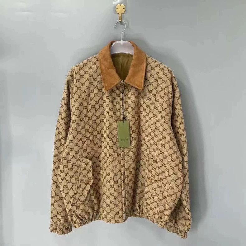 Gucci Gucci Reversible Printed Brown Jacket - dmc Size US L / EU 52-54 / 3 - 1 Thumbnail