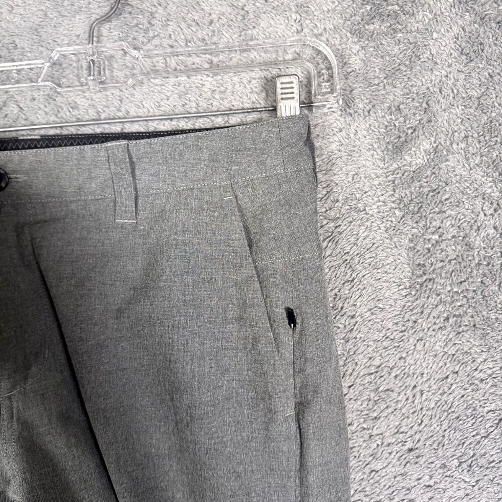 Vuori Vuori Men Pants 34x32 Chino Stretch Tech Performance Tapered 100% Polyester Gray V431 Size US 34 / EU 50 - 6 Thumbnail