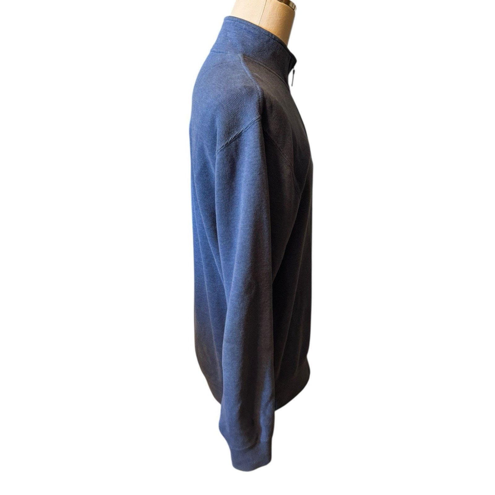 Orvis Orvis Blue Quarter Zip Pullover Sweater Men's Size Medium Size US M / EU 48-50 / 2 - 5 Thumbnail