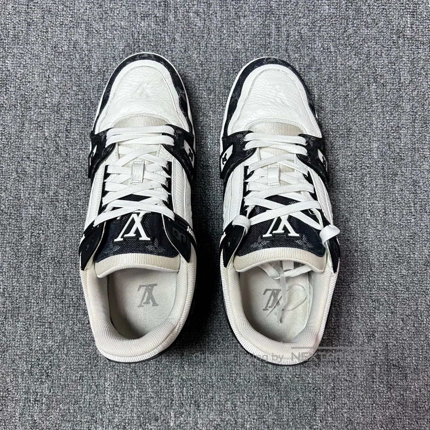 Louis Vuitton Louis Vuitton Black and white denim panda casual slip-on s Size US 9 / EU 42 - 5 Thumbnail