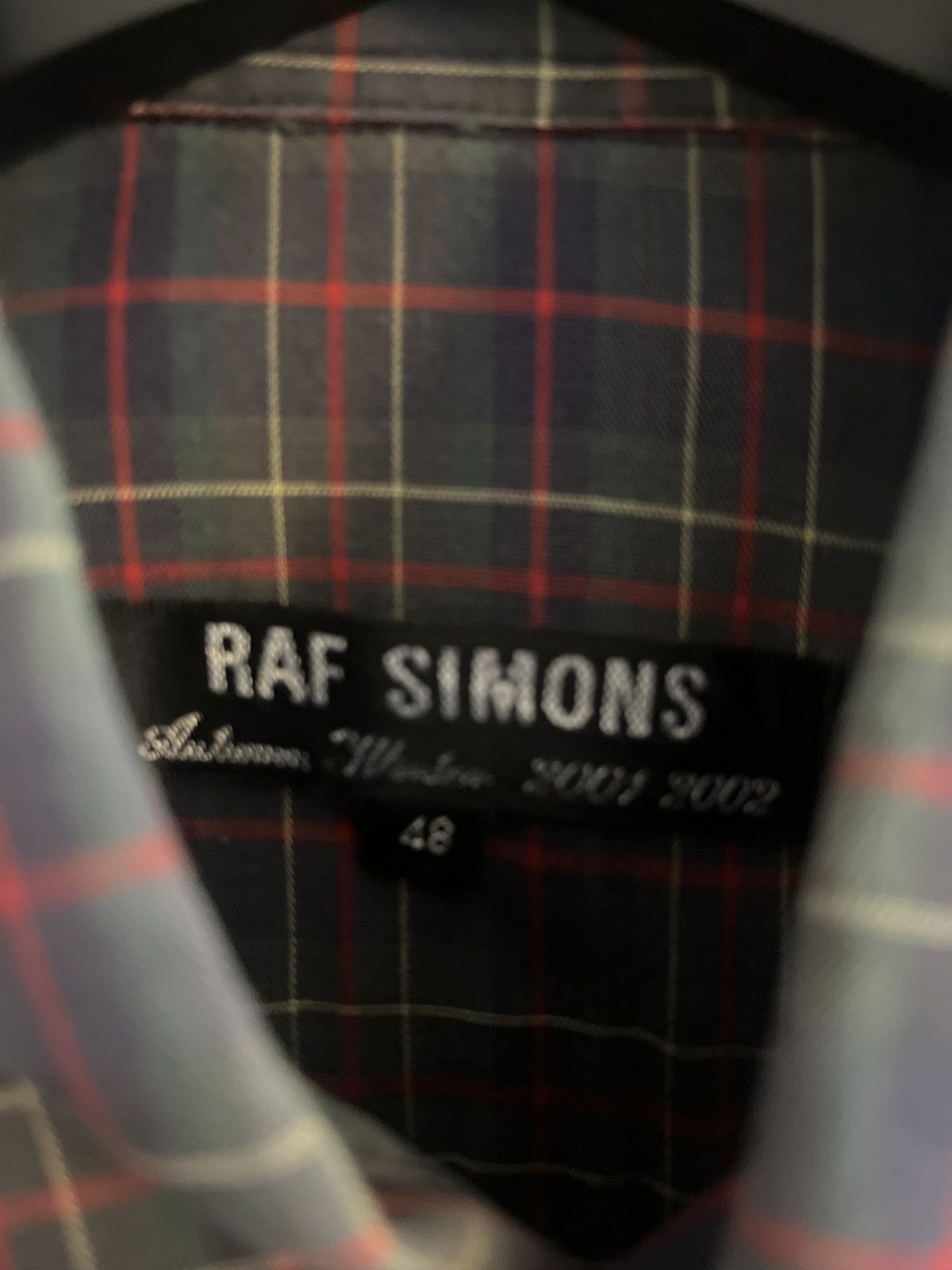 Raf Simons Iconic 2001 riot riot riot shirt - original owner Size US M / EU 48-50 / 2 - 3 Thumbnail