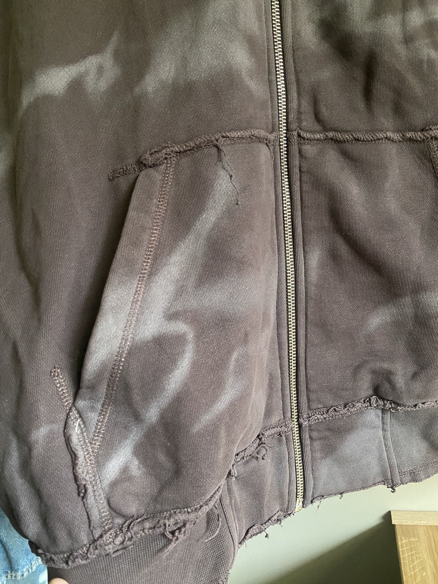 Acne Studios $340 - Hades Floral Zip - Dark Coffee Size US M / EU 48-50 / 2 - 13 Thumbnail