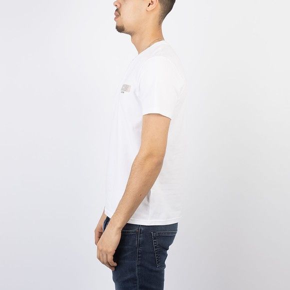 Moschino o1y0225 Logo Crewneck T-Shirt in White Size US L / EU 52-54 / 3 - 3 Thumbnail