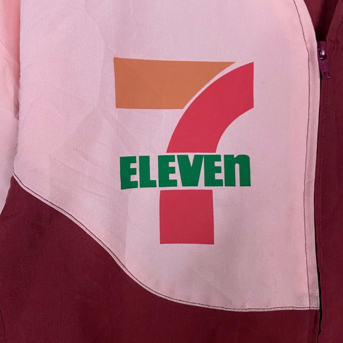 Vintage Vintage 7-Eleven Full Zipper Staff Uniform Light Jacket Size M / US 6-8 / IT 42-44 - 3 Thumbnail