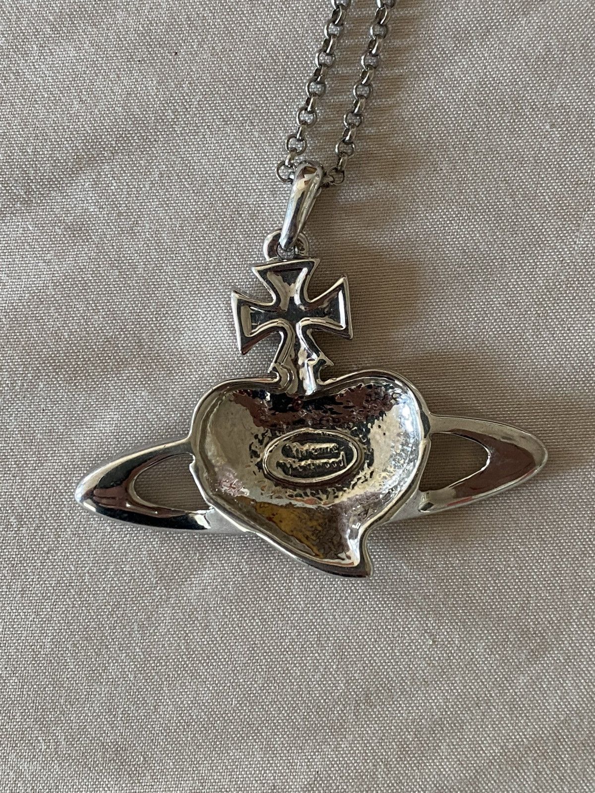 Vivienne Westwood Giant Crystal Heart Orb Necklace Size ONE SIZE - 5 Thumbnail