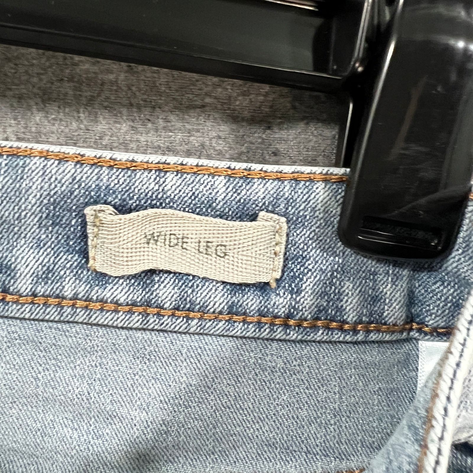 Other LOGO by Lori Goldstein Tall Wide Leg Jeans with Button Fly Size 27" / US 4 / IT 40 - 4 Thumbnail