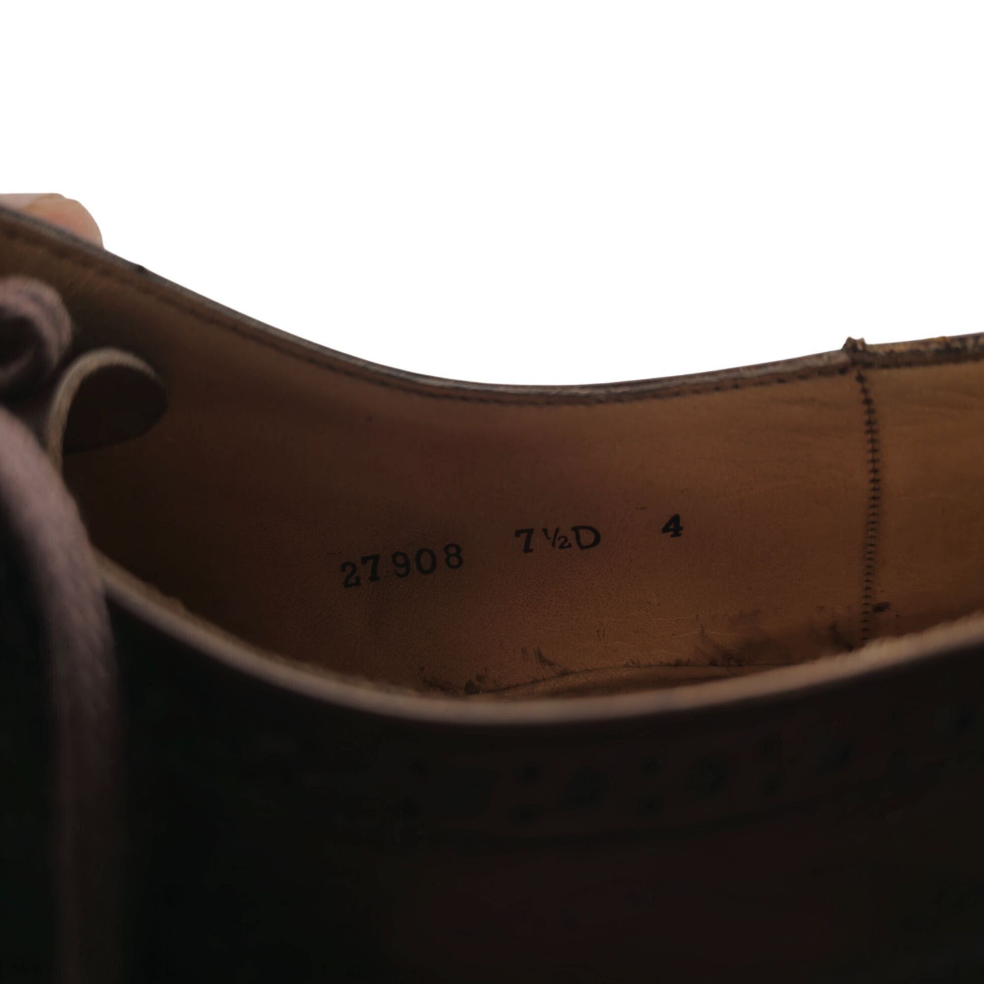 Bally Vintage Bally France Men's 7.5D Brown Leather Dress Shoes Size US 7.5 / EU 40-41 - 8 Thumbnail