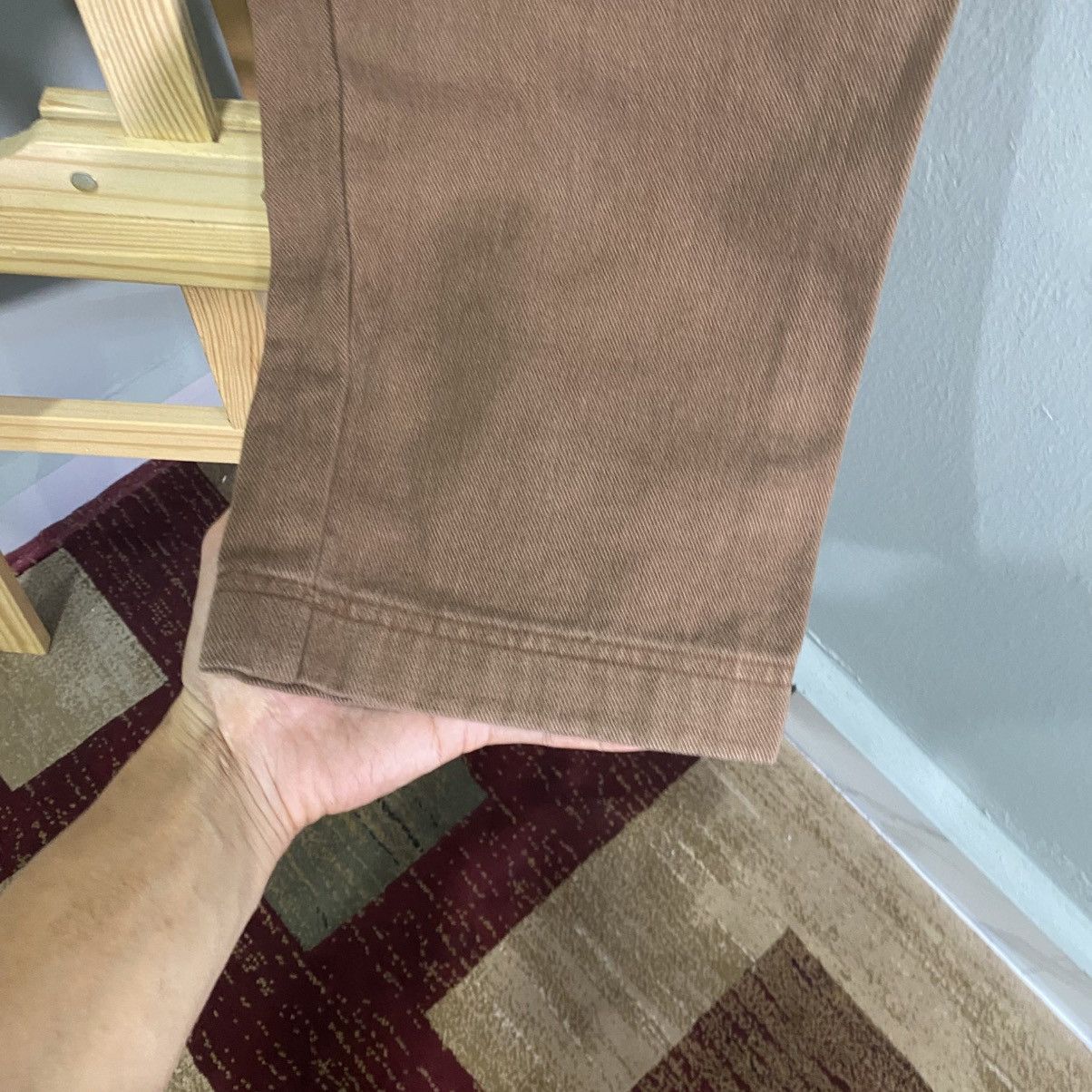 Hai Sporting Gear Archive Hai Sporting Gear Issey Miyake Brown Baggy Pants Size US 30 / EU 46 - 6 Thumbnail