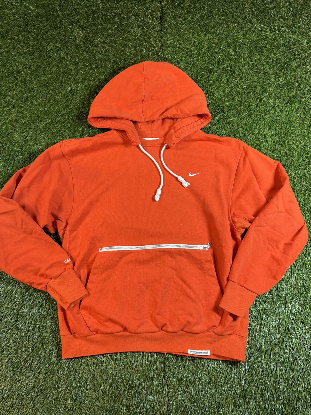 Nike Vintage Y2k Nike Essential Orange Fall Hoodie Sweatshirt Size US M / EU 48-50 / 2 - 1 Thumbnail