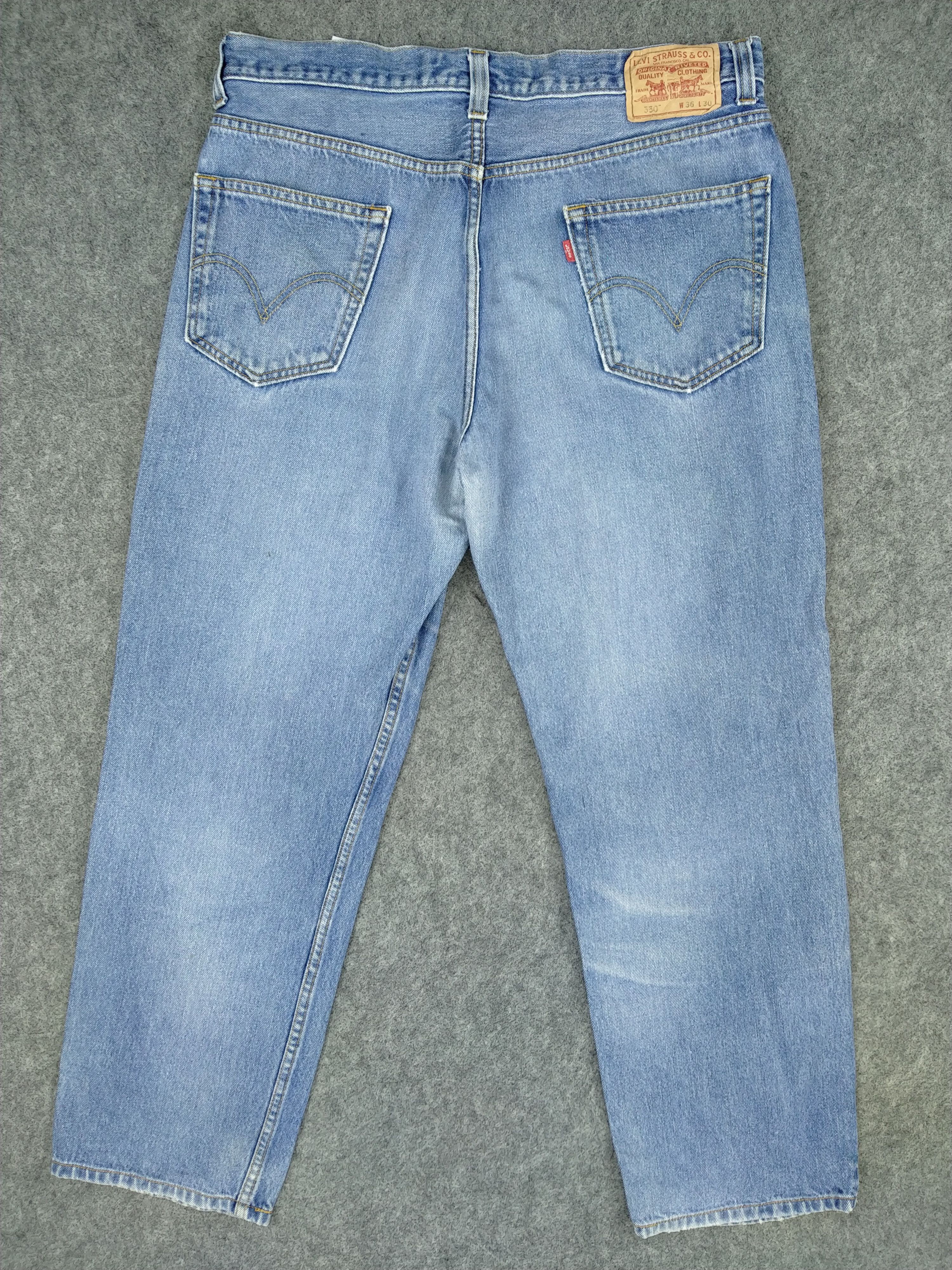 Levi's Faded Blue Vintage Levi's 550 Relaxed Fit Denim 37x30 JN606 Size US 37 - 2 Thumbnail