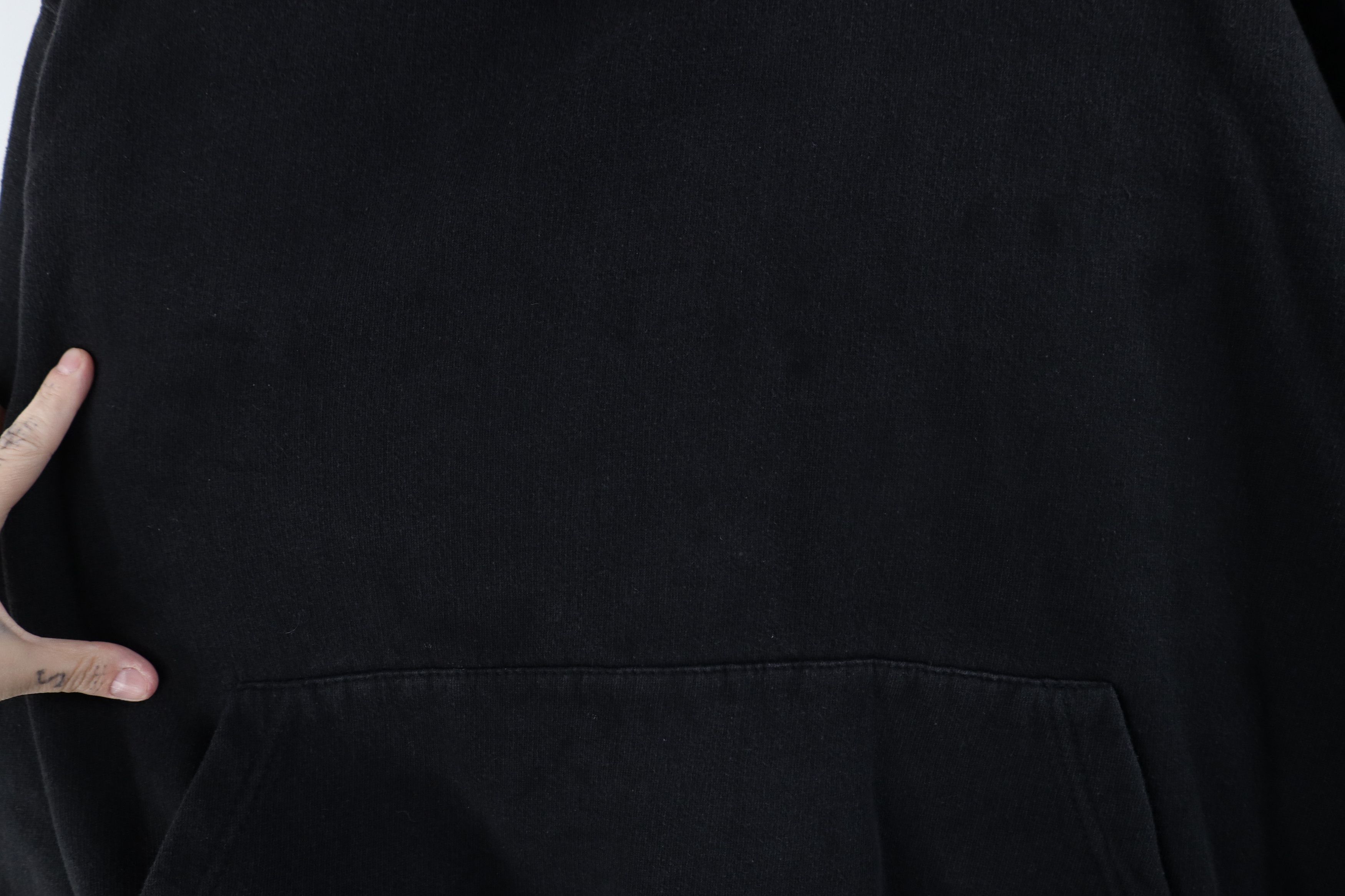 Vintage Vintage 90s Y2K Streetwear Cropped Boxy Fit Hoodie Black Size US M / EU 48-50 / 2 - 6 Thumbnail