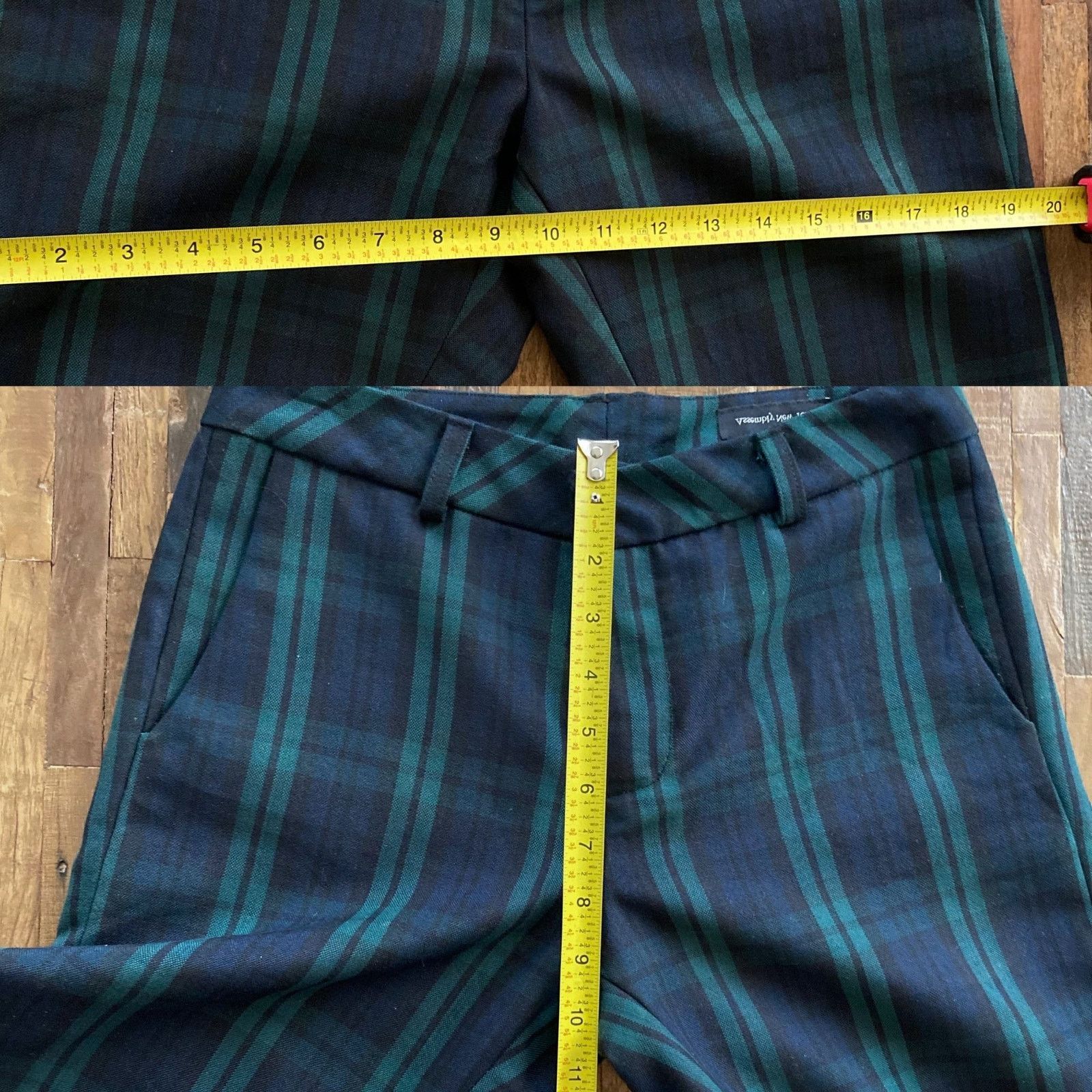 Vintage Y2k Tartan Trousers NWOT, Belt Ankle, Size Medium Size 26" / US 2 / IT 38 - 6 Thumbnail