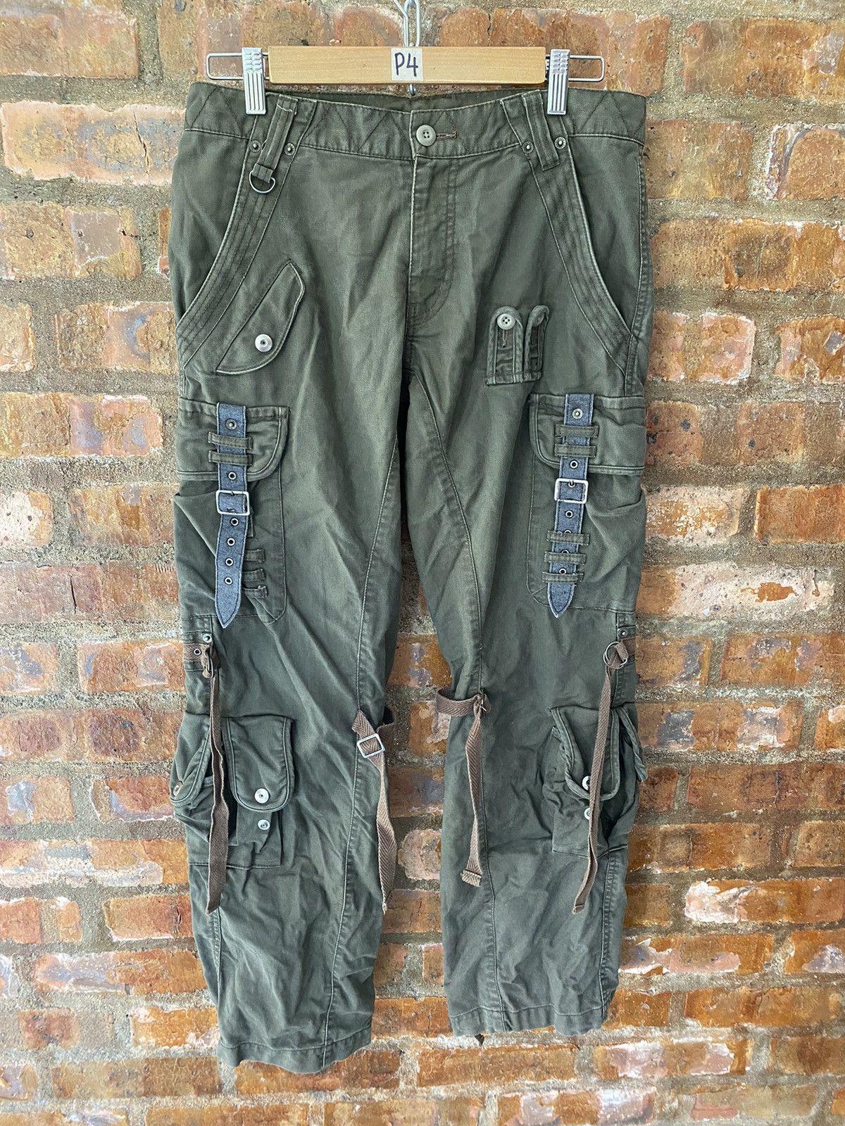 PPFM 2000s PPFM Bondage Multipocket tactical cargos Size US 31 - 2 Thumbnail