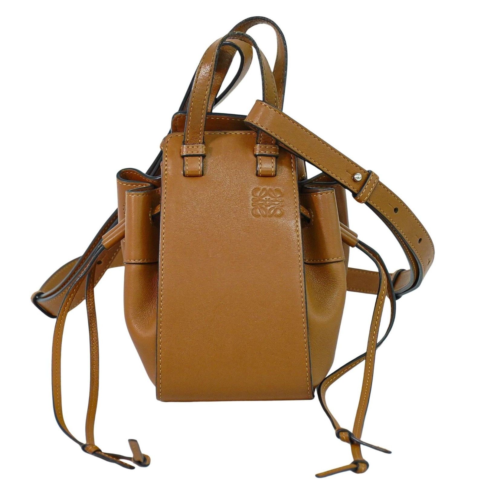 Loewe Loewe Hammock Drawstring Bag Leather Size ONE SIZE - 1 Thumbnail
