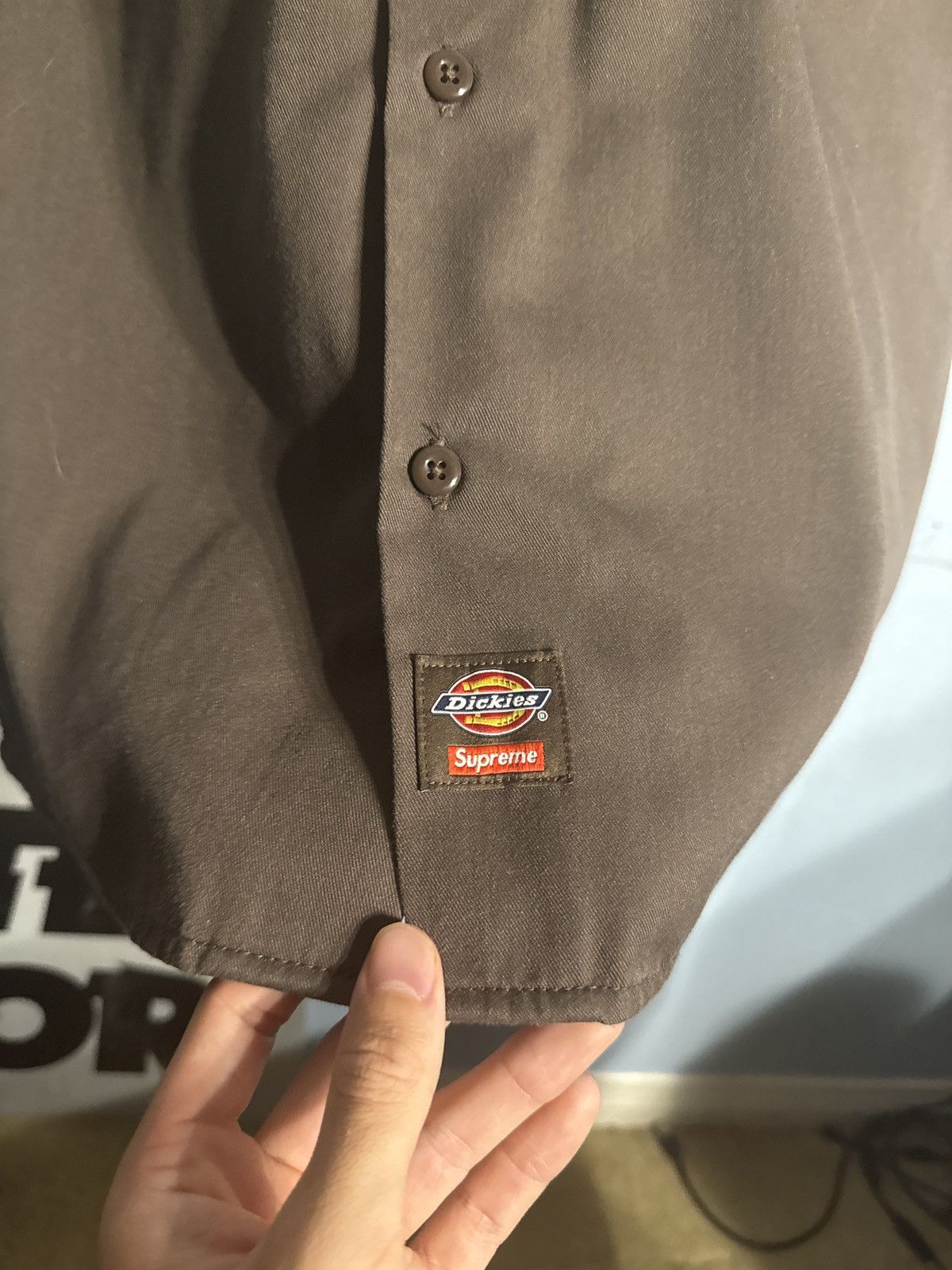 Supreme Supreme X dickies collab button up shirt. Size US M / EU 48-50 / 2 - 5 Thumbnail