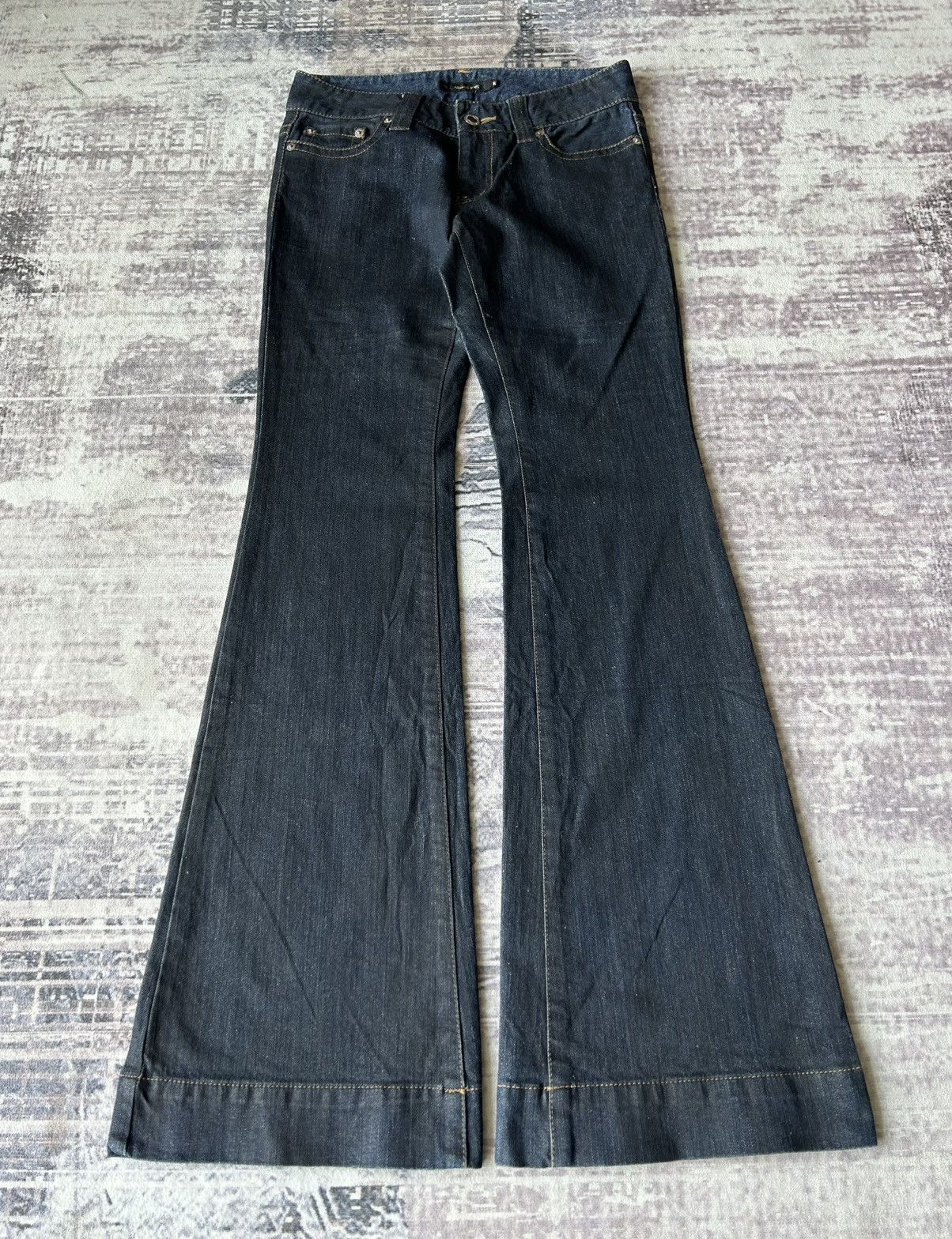 Tornado Mart Tornado Mart 3D Python Pattern Flared Jeans | Grailed