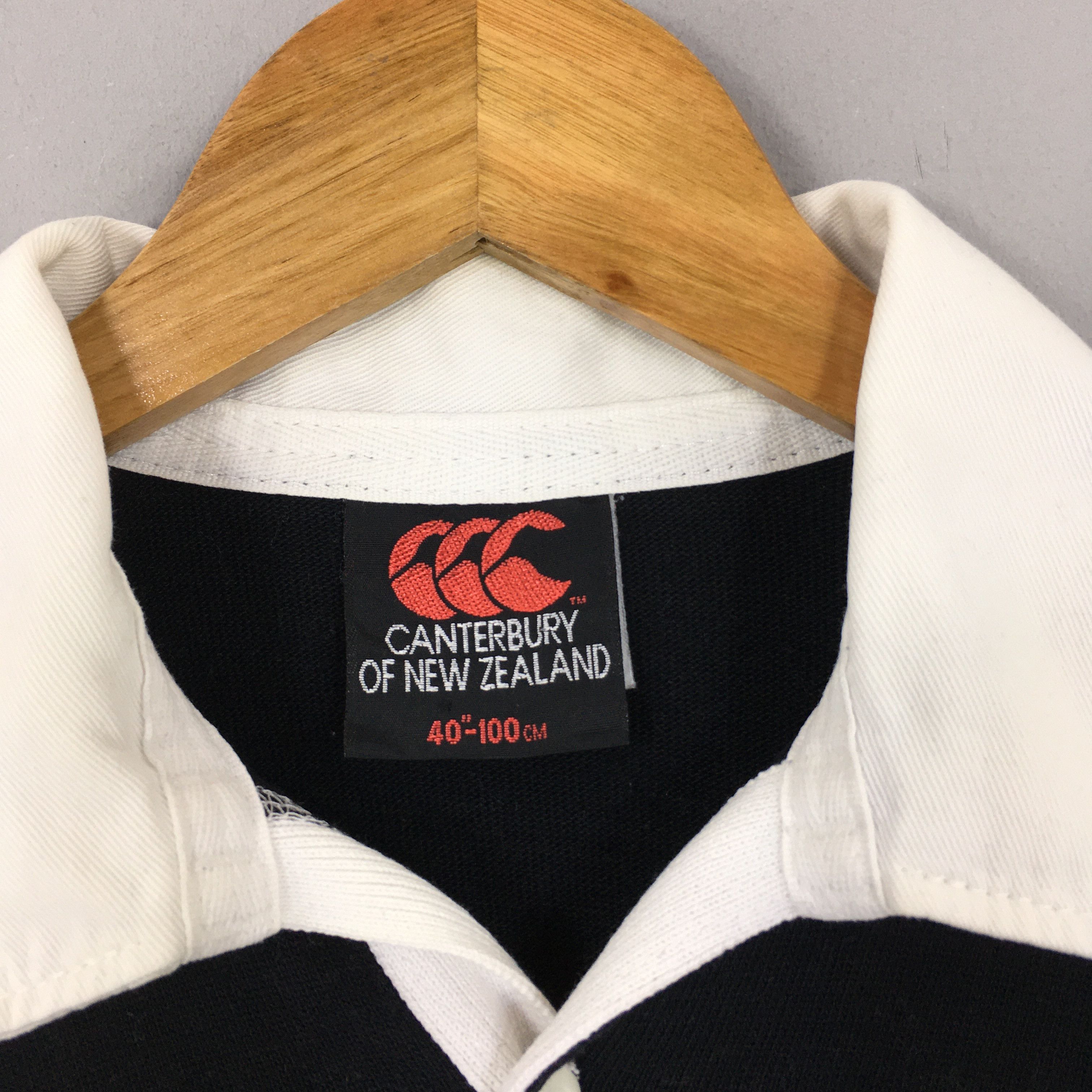 Canterbury of New Zealand Vintage Canterbury New Zealand All Blacks Rugby Shirt Medium Size US M / EU 48-50 / 2 - 5 Thumbnail