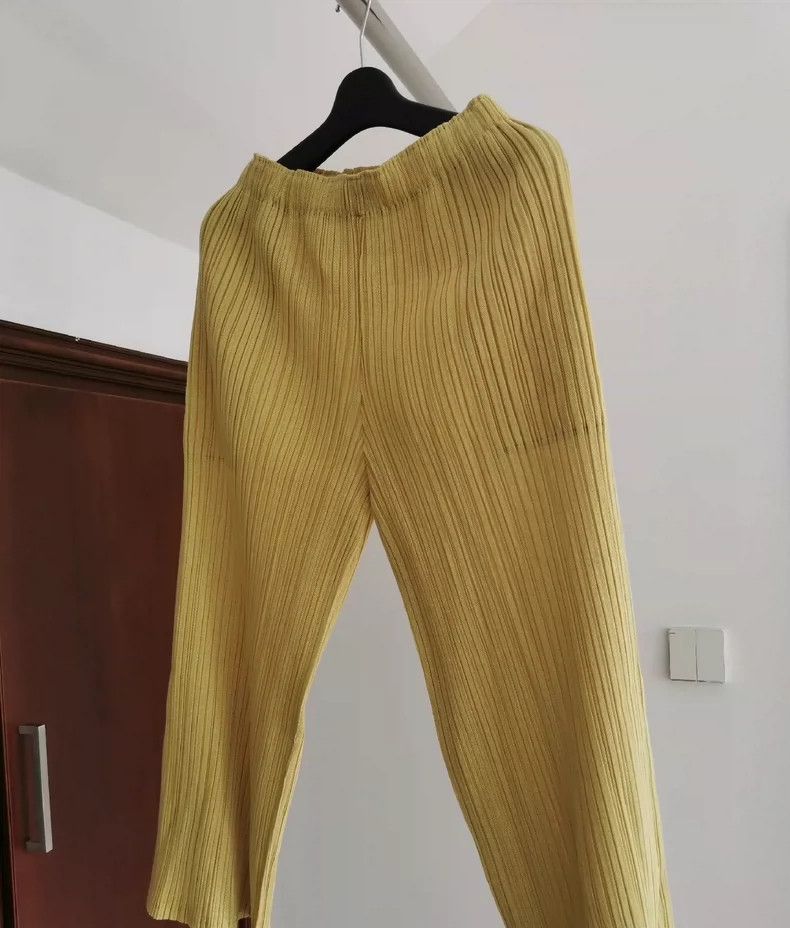 Issey Miyake issey miyake size:2 Yellow trousers 2506-Nextarrow Size 42" / US 20 - 1 Thumbnail