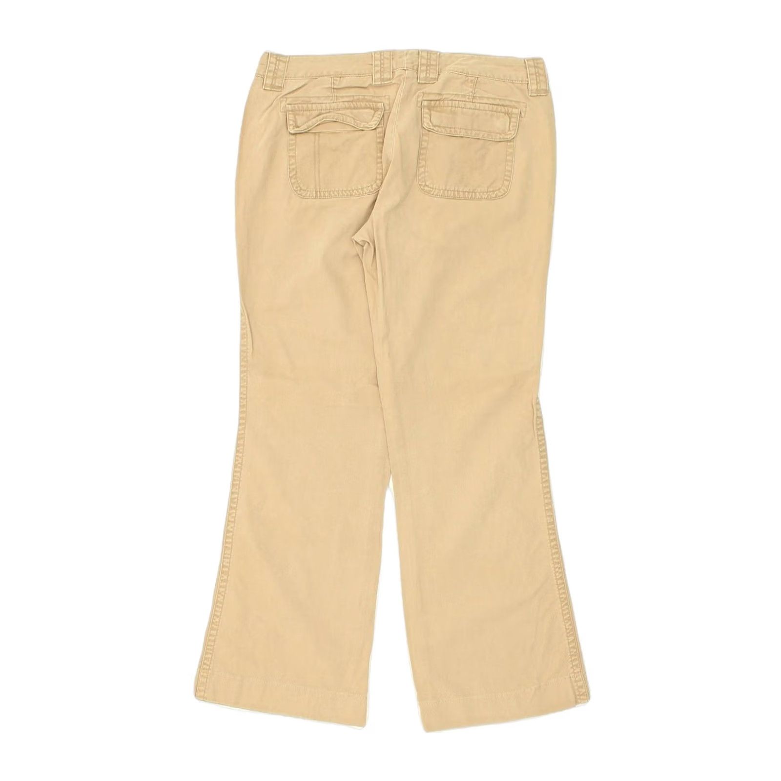 J.Crew J. CREW Womens Beige Chino Trousers US 10 Large W33 L30 Straight Low Waist Size 36" / US 14 / IT 50 - 2 Thumbnail
