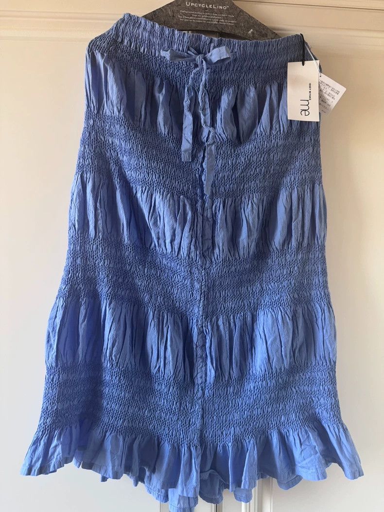 Issey Miyake Issey Miyake size:one size Blue skirt Size 23" - 1 Thumbnail