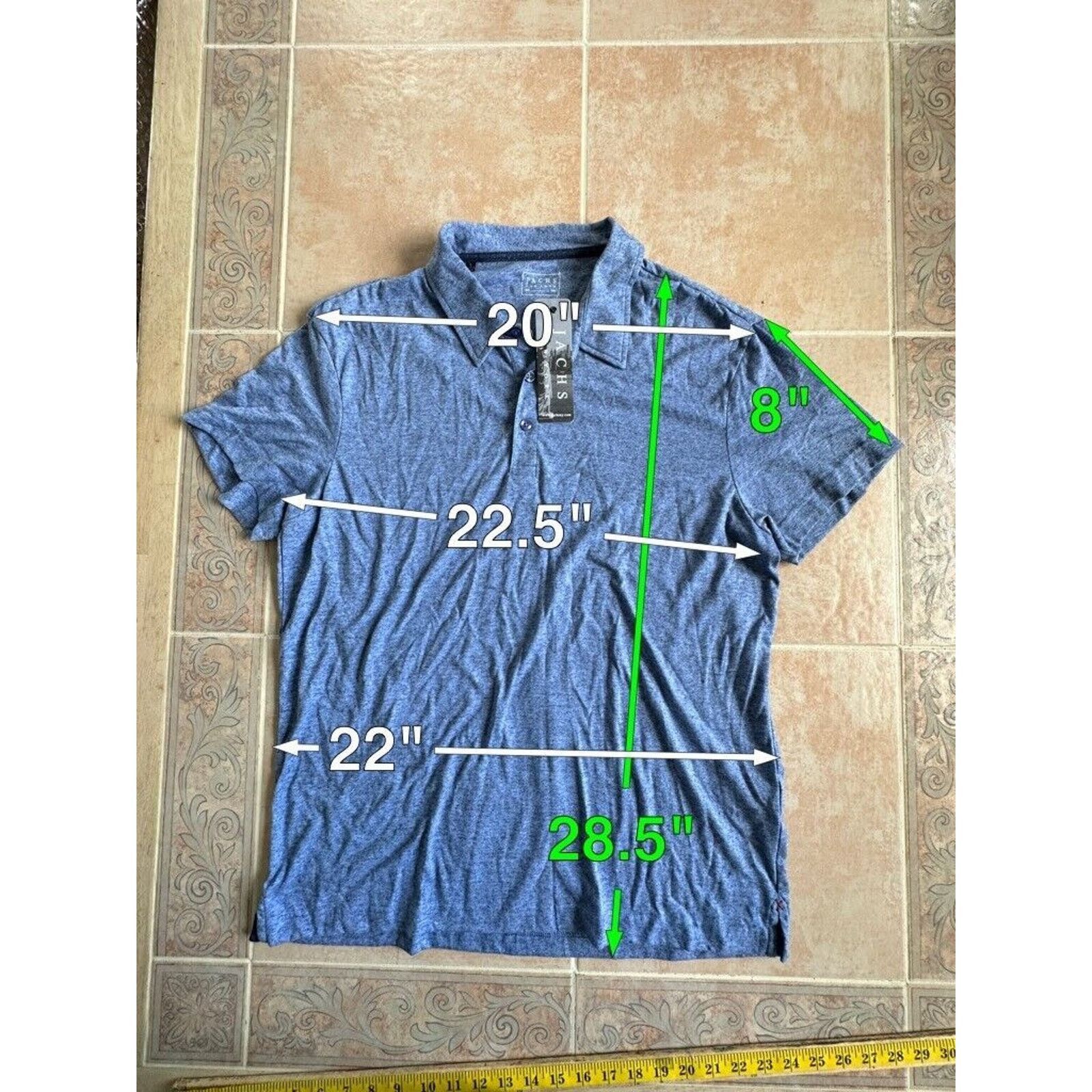 Other New ! JACHS New York Polo shirt blue Men size L Size US L / EU 52-54 / 3 - 5 Thumbnail