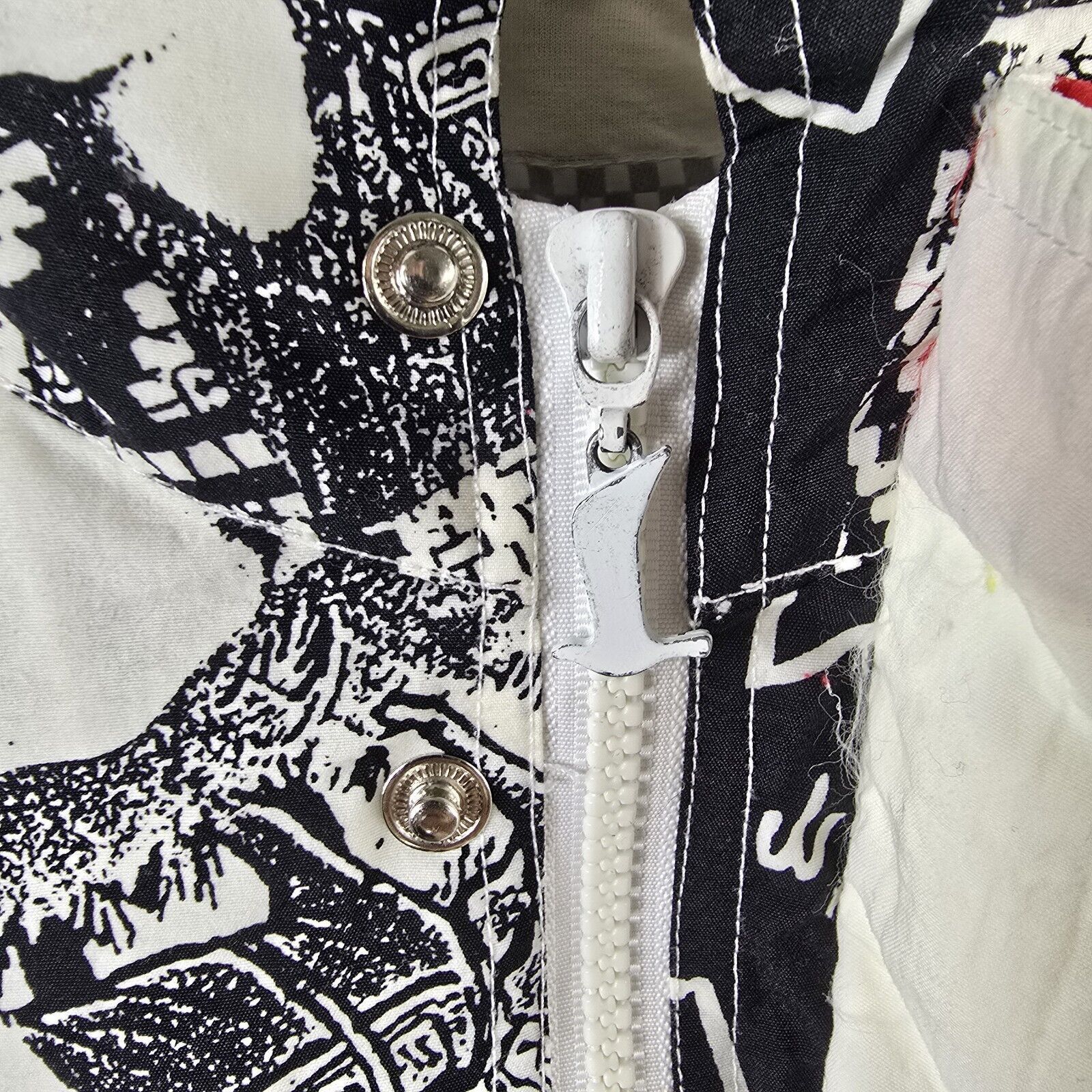 Vintage Vintage 80s Move Sport Small Jacket Graffiti Print AOP Size S / US 4 / IT 40 - 7 Thumbnail