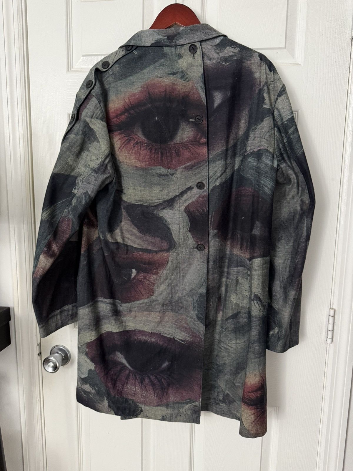 Yohji Yamamoto YYPH 21SS Runway Denim Eye Jacket Size US M / EU 48-50 / 2 - 2 Thumbnail