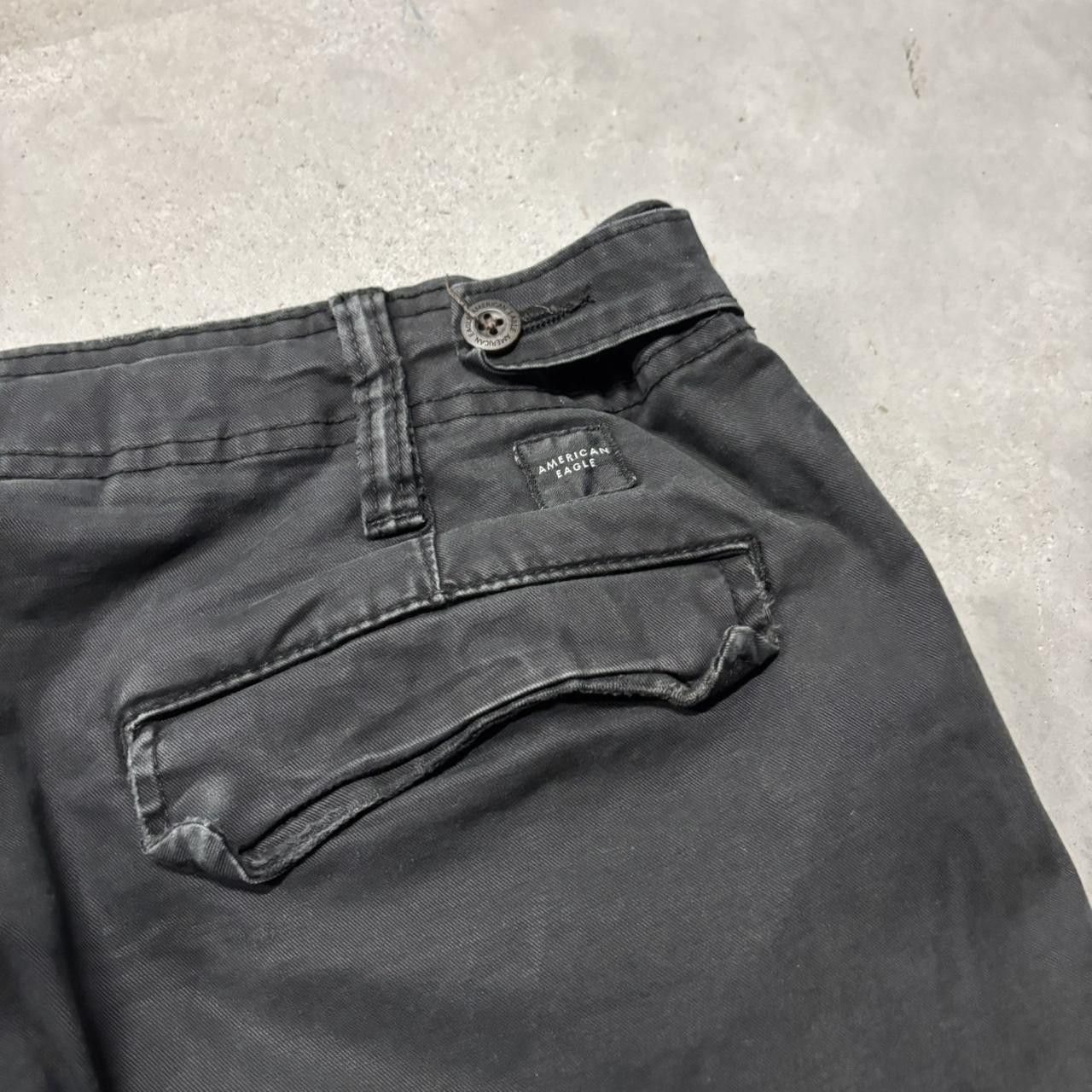 Japanese Brand × Vintage Crazy Vintage Y2K:2000s Black Streetwear Skater Cargo Pants! Size US 32 / EU 48 - 7 Thumbnail