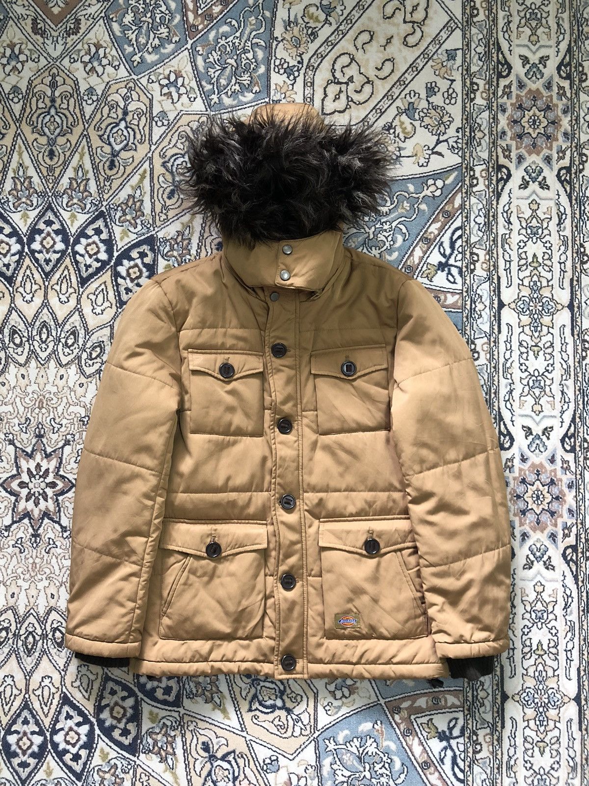 Dickies Dickies Puffer Down Jacket With Fur Size US L / EU 52-54 / 3 - 1 Thumbnail