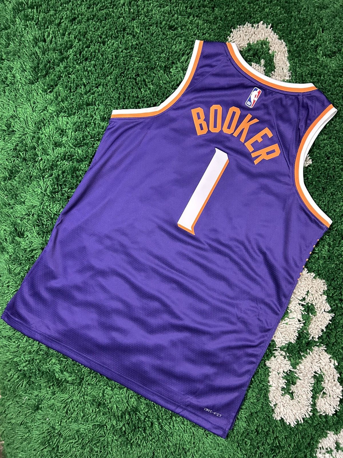 NBA Devin Booker Nike Dri-Fit Swingman Jersey Icon Edition Sz L Size US L / EU 52-54 / 3 - 6 Thumbnail