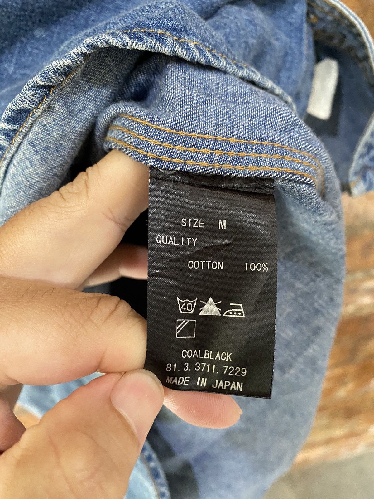 Mastermind Japan 2000s 🔥 Coal Black Los Angeles Rustic Faded Denim Distresse Size US M / EU 48-50 / 2 - 18 Thumbnail