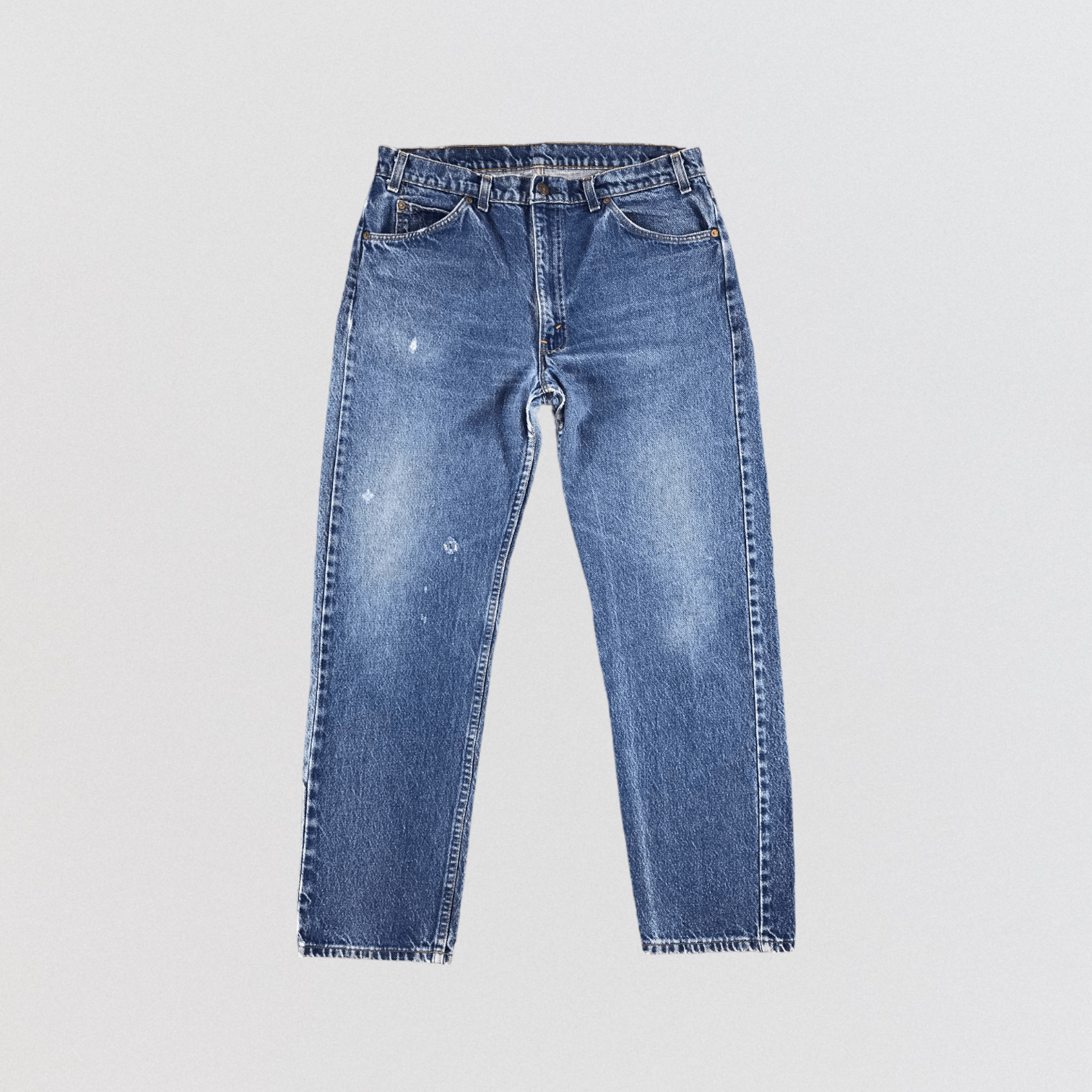 Levi's × Vintage 90s Vintage Blue Wash Levis 505 Orange Tab Jeans-JM1872 Size US 35 - 1 Thumbnail