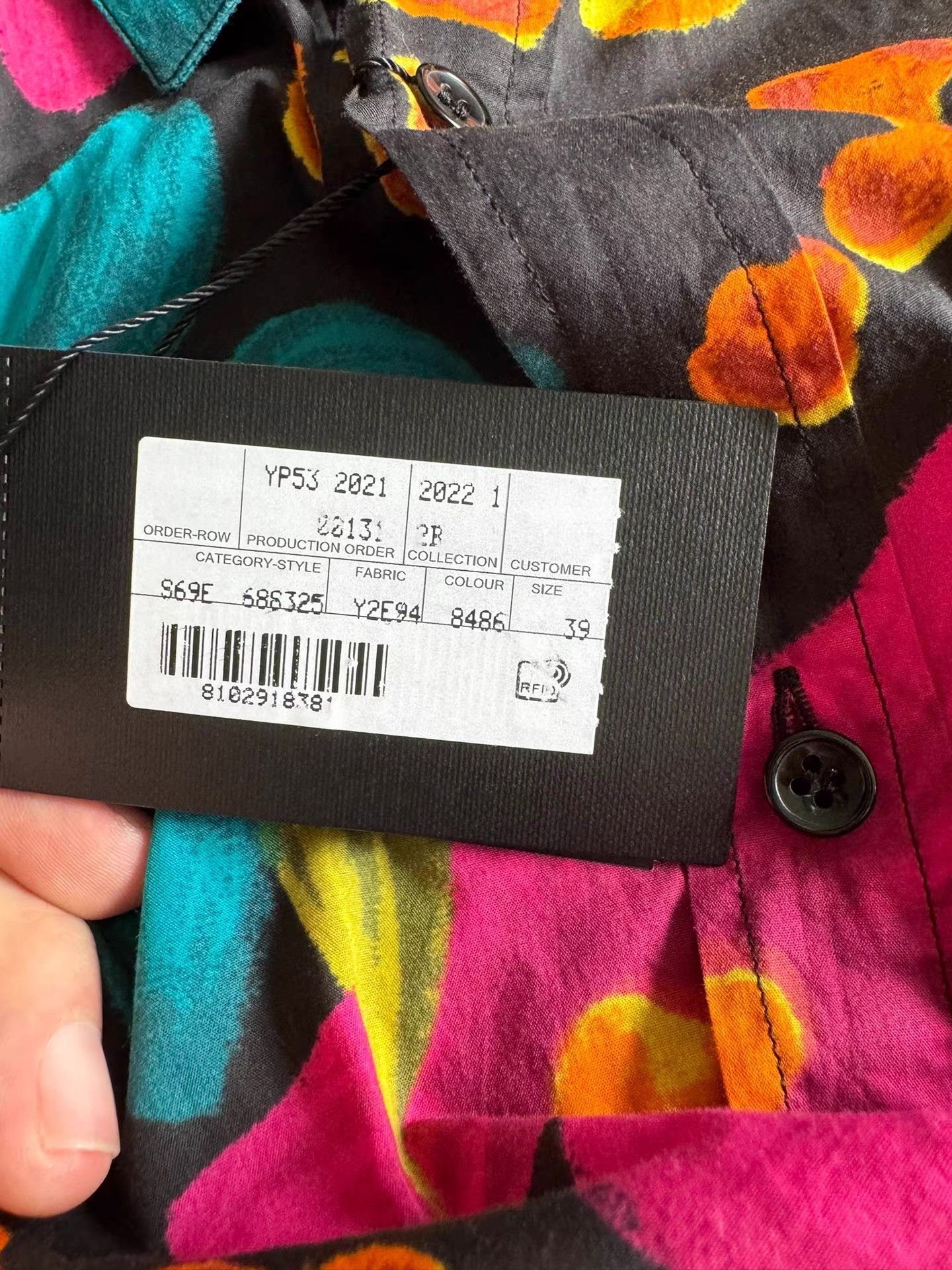 Saint Laurent Paris SLP Saint Laurent Floral Shirt Ｑ23 Size US M / EU 48-50 / 2 - 3 Thumbnail