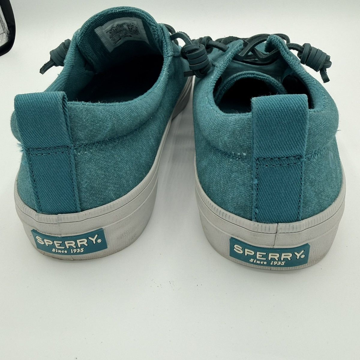 Sperry Sperry Top-Sider Women’s 9.5 Teal Canvas Sneakers Boat Shoes Size US 9.5 / EU 42-43 - 6 Thumbnail