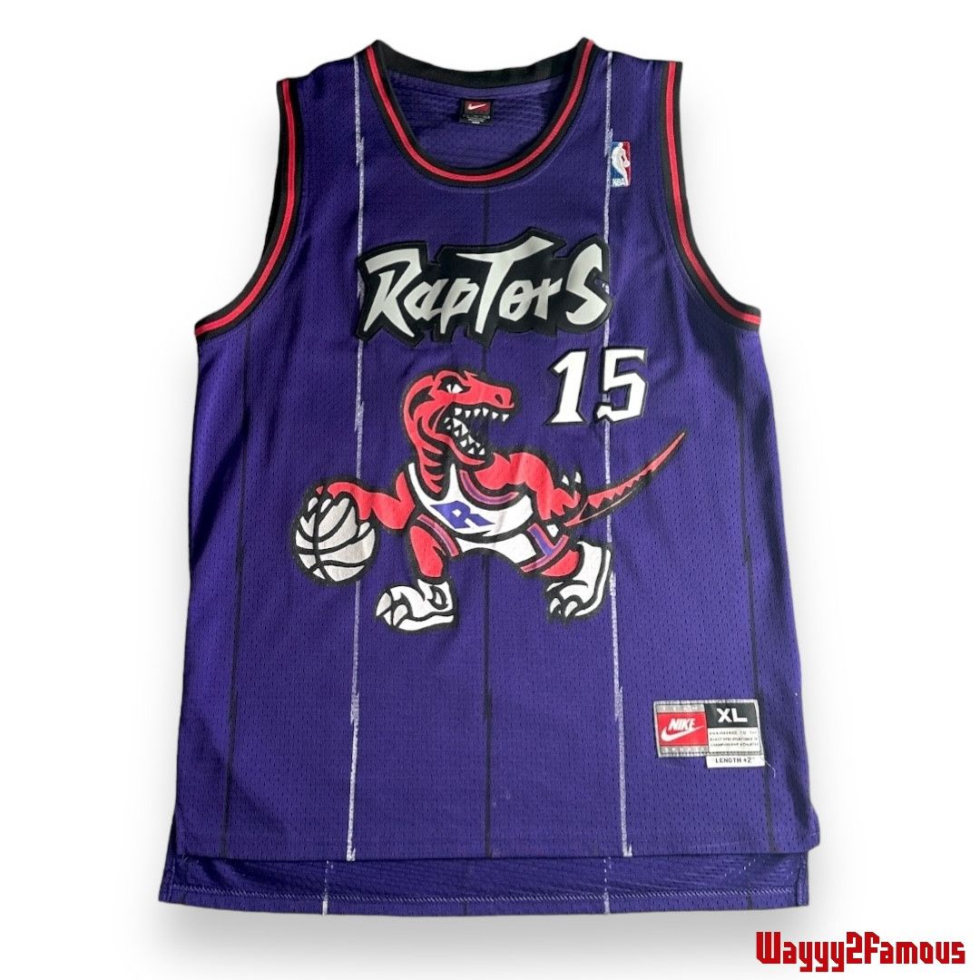 Nike 90's Vince Carter Toronto Raptors Jersey Size US XL / EU 56 / 4 - 1 Thumbnail